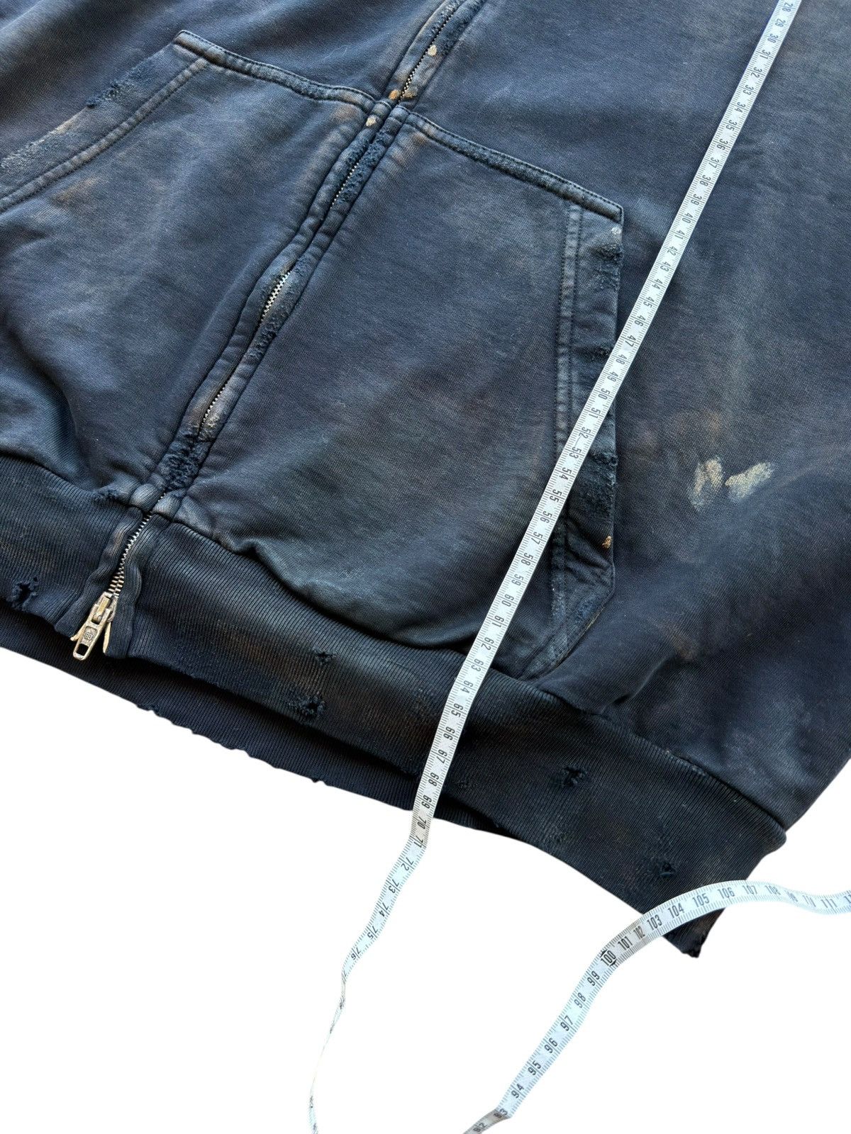 Balenciaga *RARE* BALENCIAGA DEMNA MUD SHOW RUNWAY DYED HOODIE BELLA Size US M / EU 48-50 / 2 - 15 Thumbnail