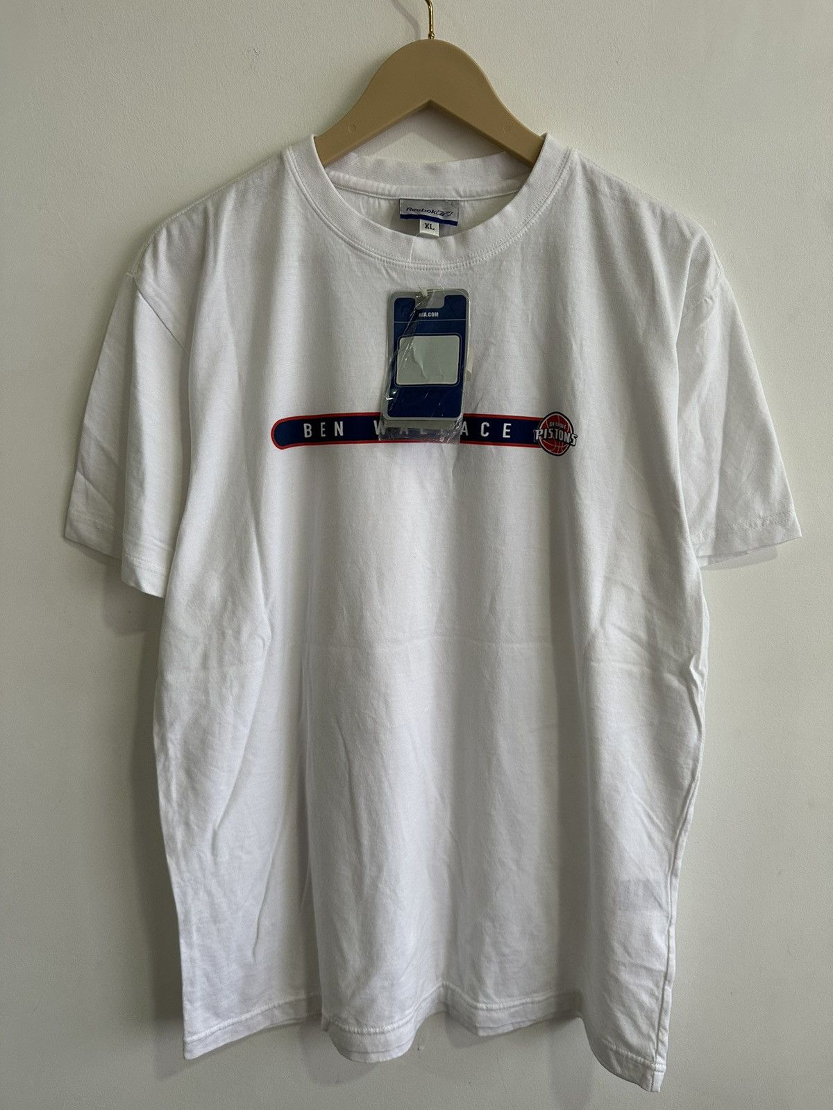 NBA × Rap Tees × Vintage Vintage Ben Wallace NOS NBA Detroit Pistons Raptees USA Size US L / EU 52-54 / 3 - 3 Thumbnail