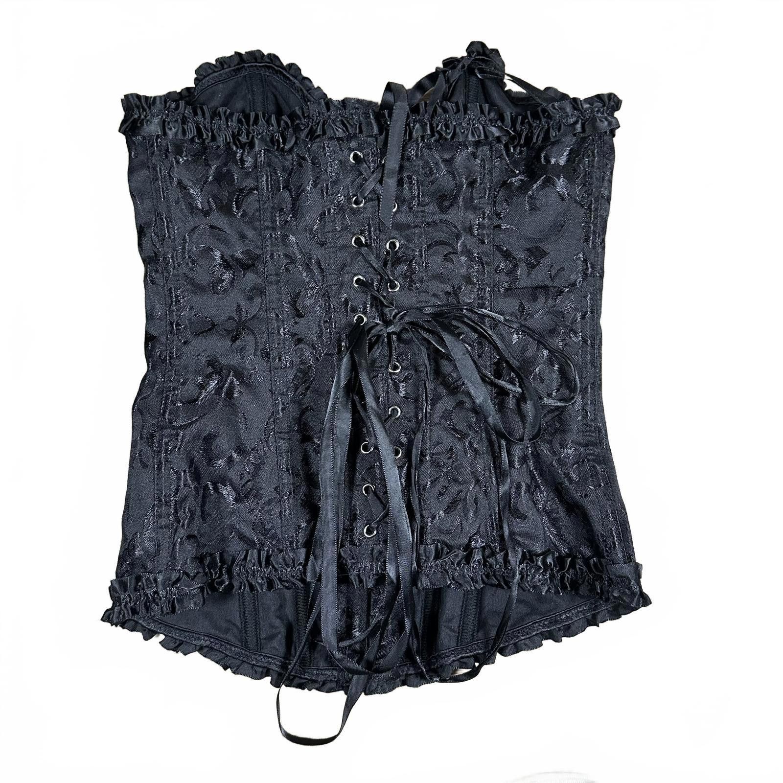 Romeo Gigli Corset Top Size Black Small Size S / US 4 / IT 40 - 2 Thumbnail