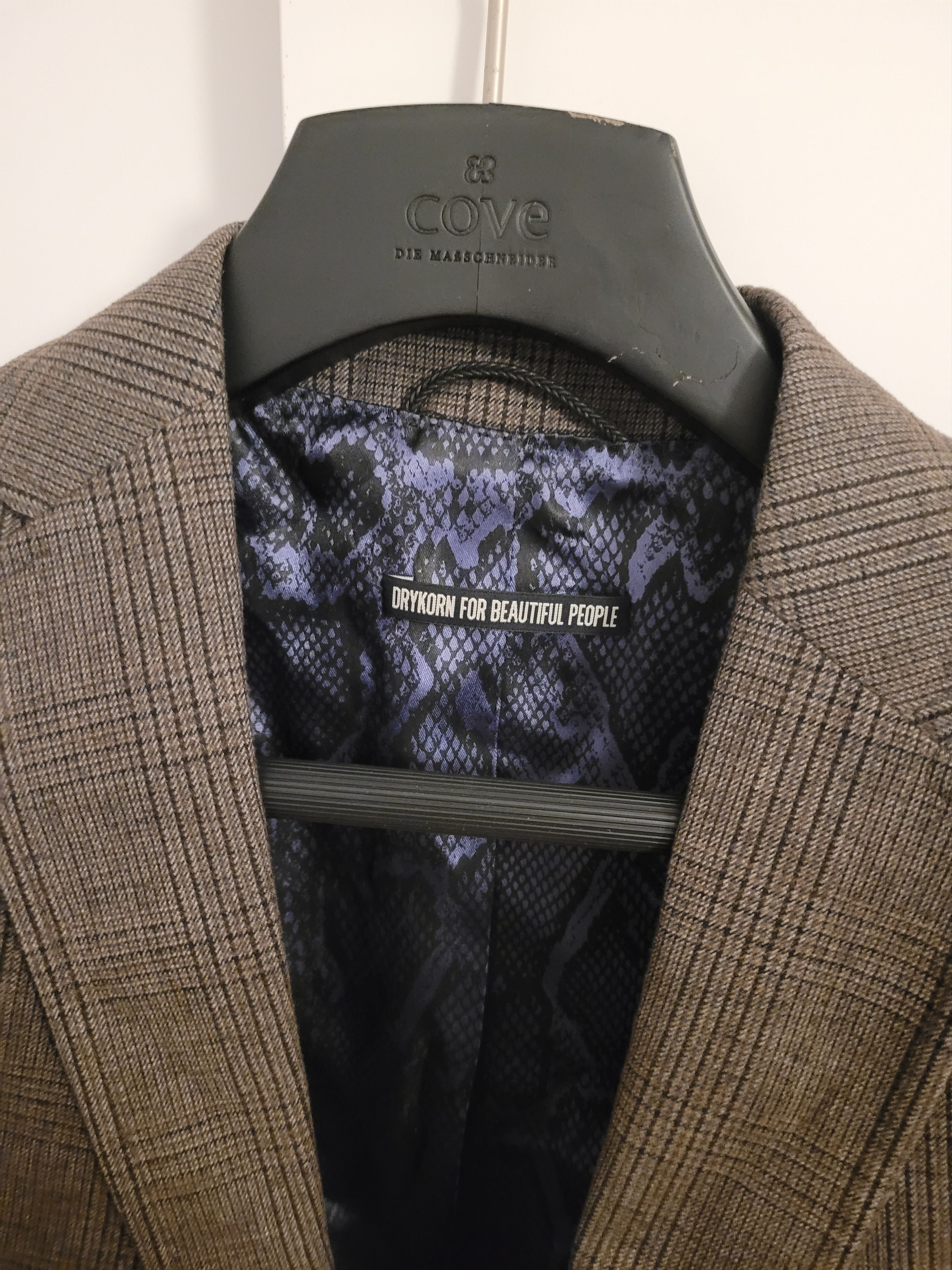 DRYKORN Drykorn blazer brown/beige Size 48L - 1 Thumbnail