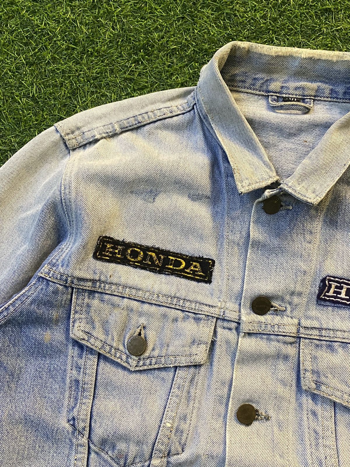 Honda × Vintage VINTAGE DISTRESSED BOBSON HONDA ADVAN JACKET CUSTOM PATCHES Size US S / EU 44-46 / 1 - 7 Thumbnail