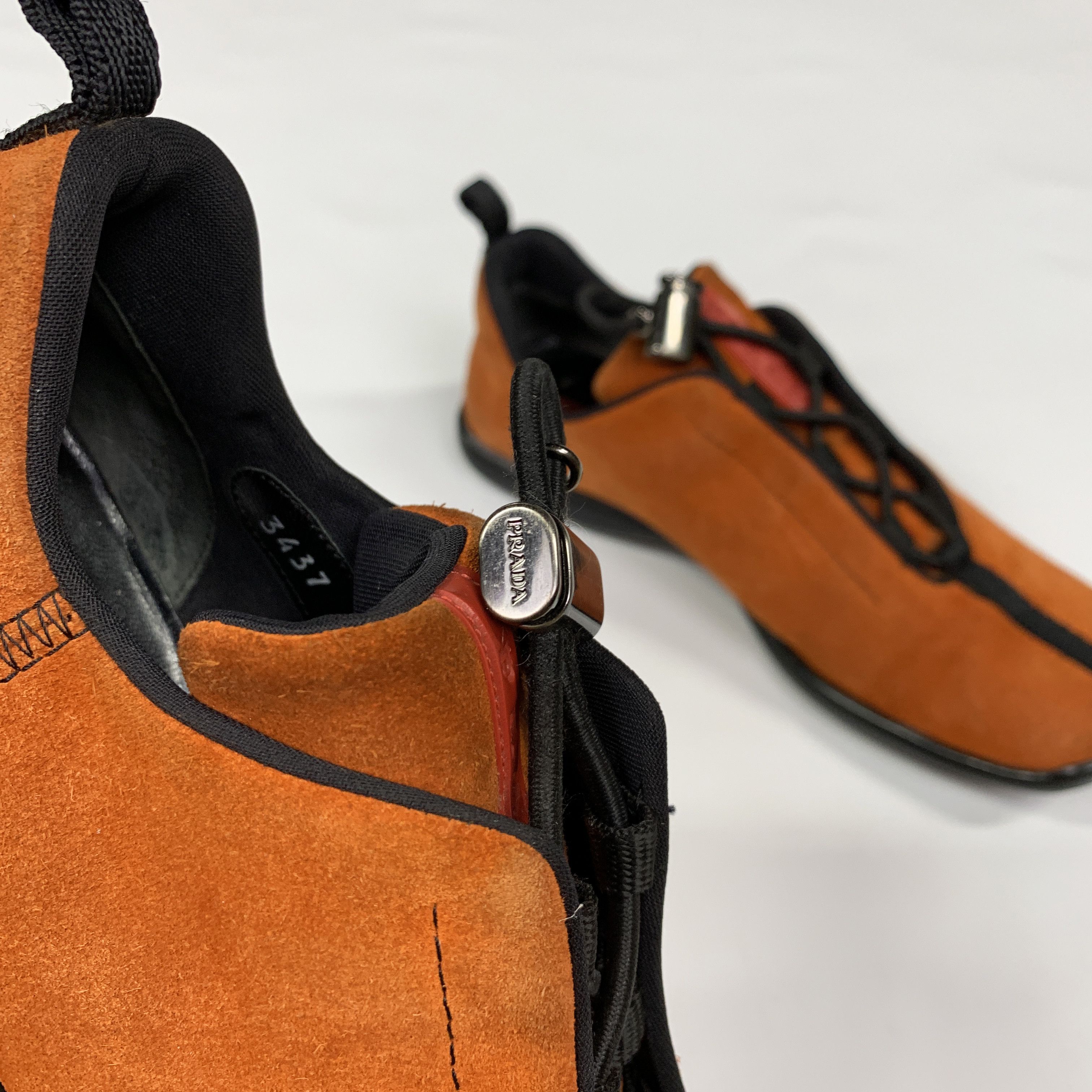 Prada 1999 Suede Sneakers (24 cm) Size US 7.5 / IT 37.5 - 10 Thumbnail
