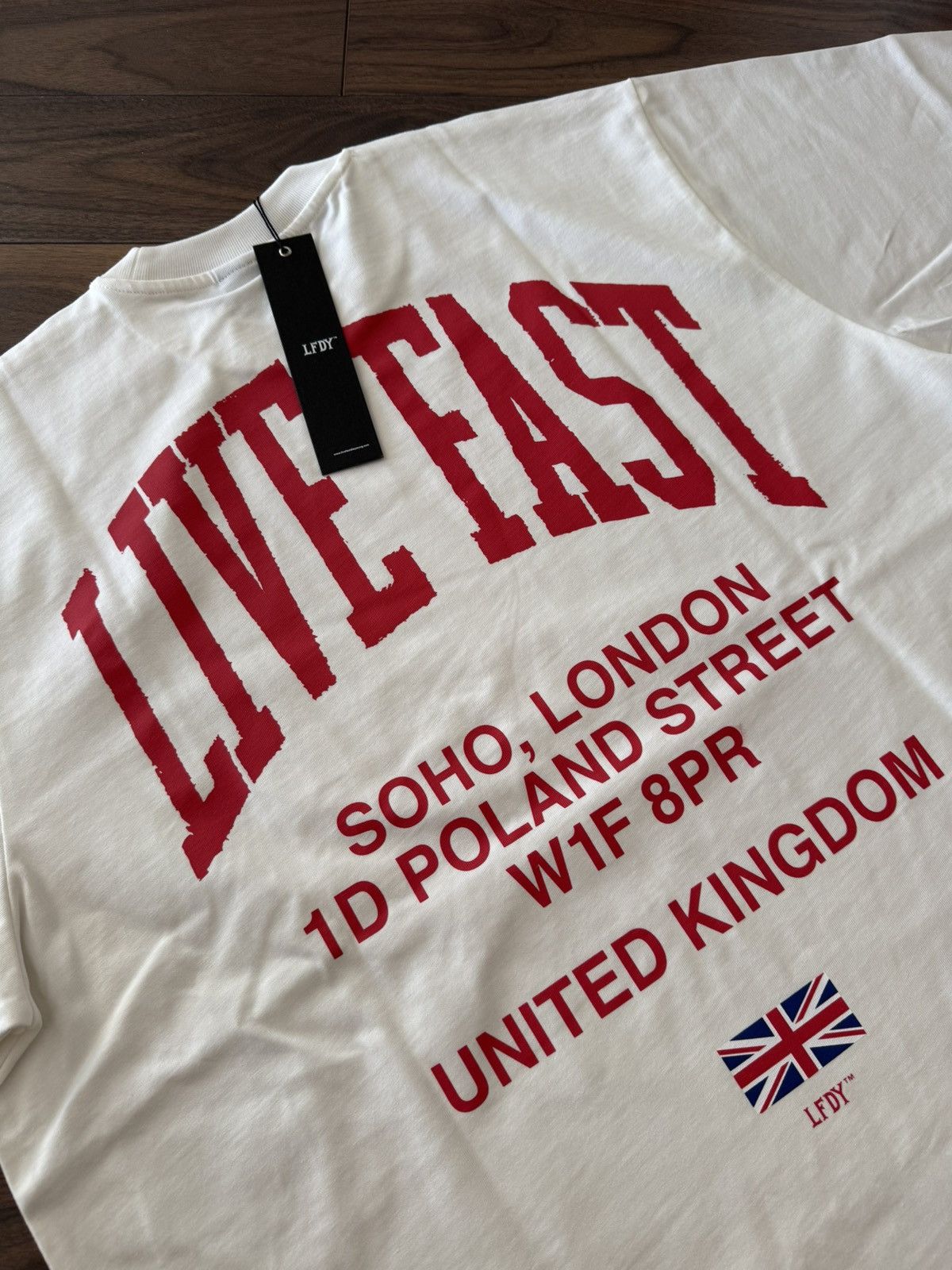 LFDY LFDY LiveFast United Kingdom Soho London Tshirt Tee Red Size US M / EU 48-50 / 2 - 2 Thumbnail