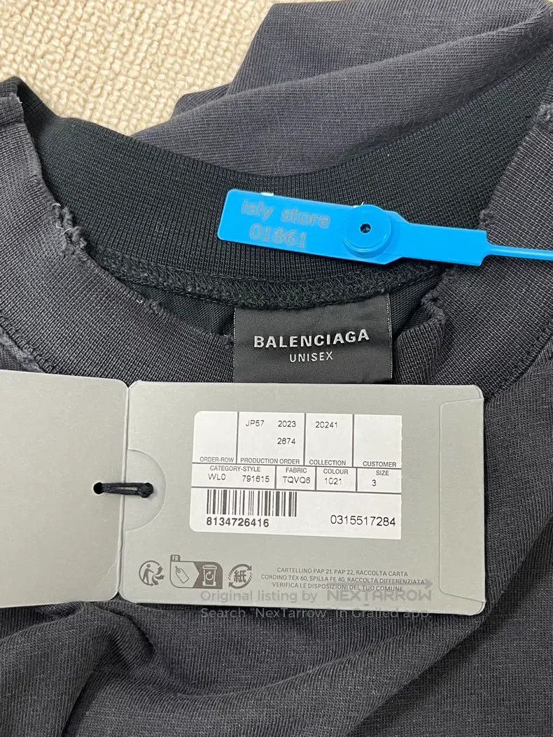 Balenciaga Balenciaga Tape 3B Combination Patchwork Water Wash Destro Size US L / EU 52-54 / 3 - 5 Thumbnail