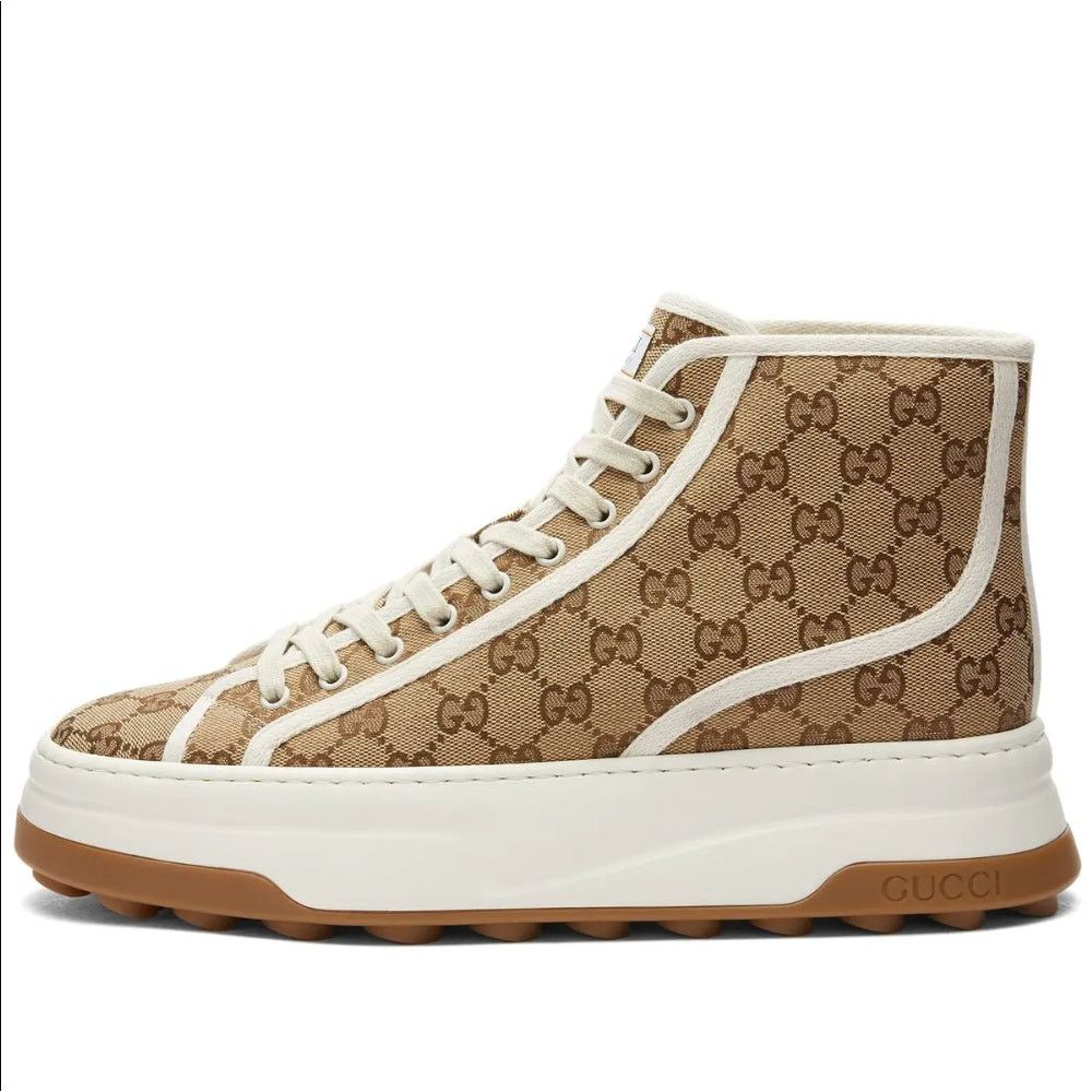 Gucci Gucci 1977 Tennis High Top Sneakers White Size 40.5 NIB Size US 10.5 / IT 40.5 - 6 Thumbnail
