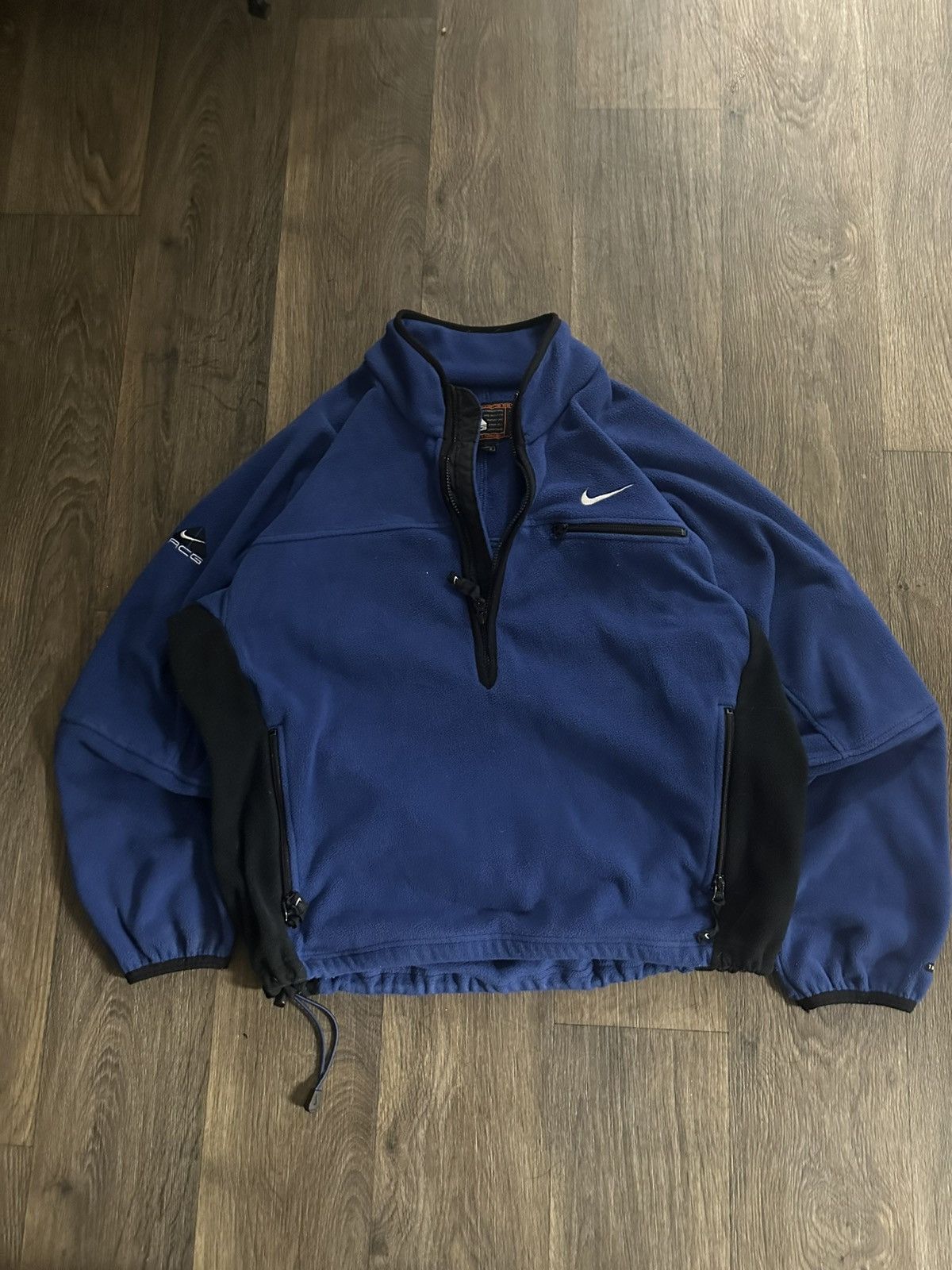 Nike × Vintage VINTAGE NIKE ACG HALF ZIP UP FLEECE 90