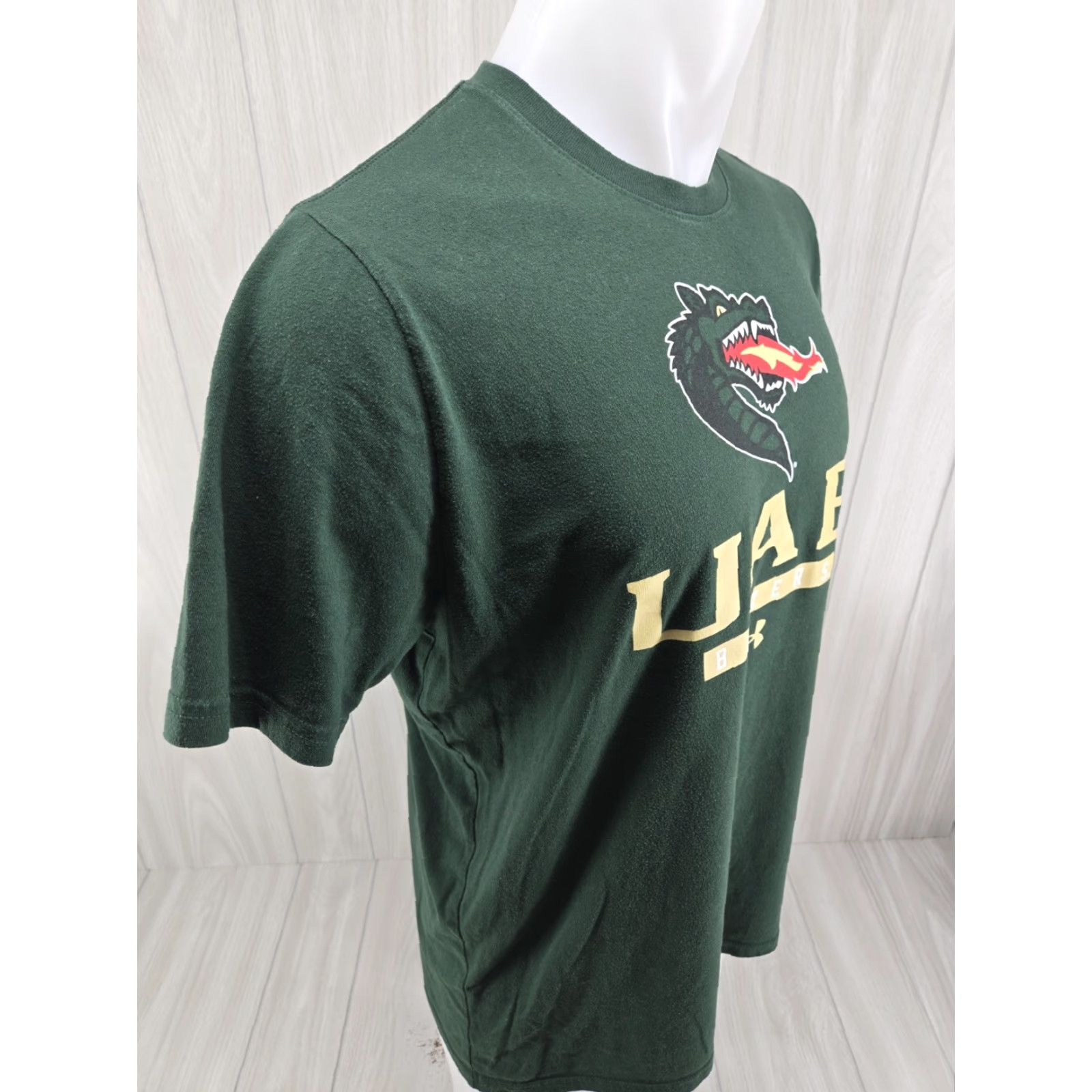 Under Armour UAB Blazers Under Armour Short Sleeve Shirt Men's Large Green Size US L / EU 52-54 / 3 - 7 Thumbnail