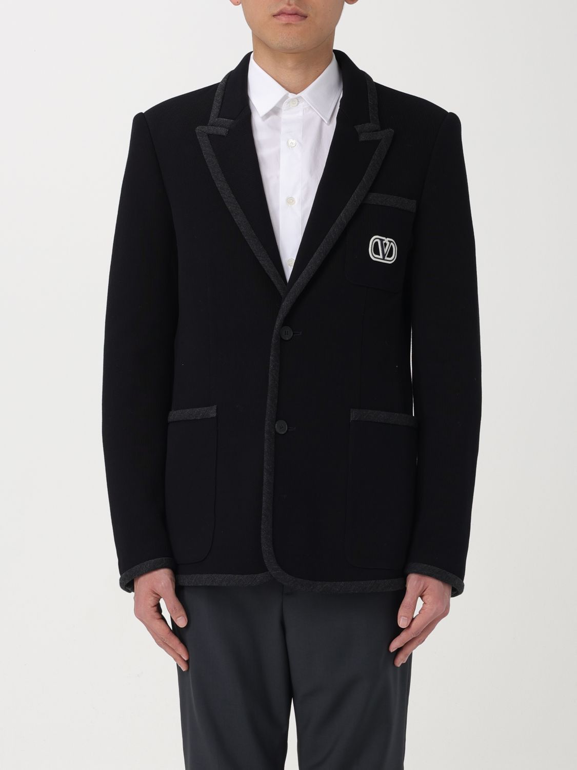 image of Valentino Blazer Men Blue (Size XL)