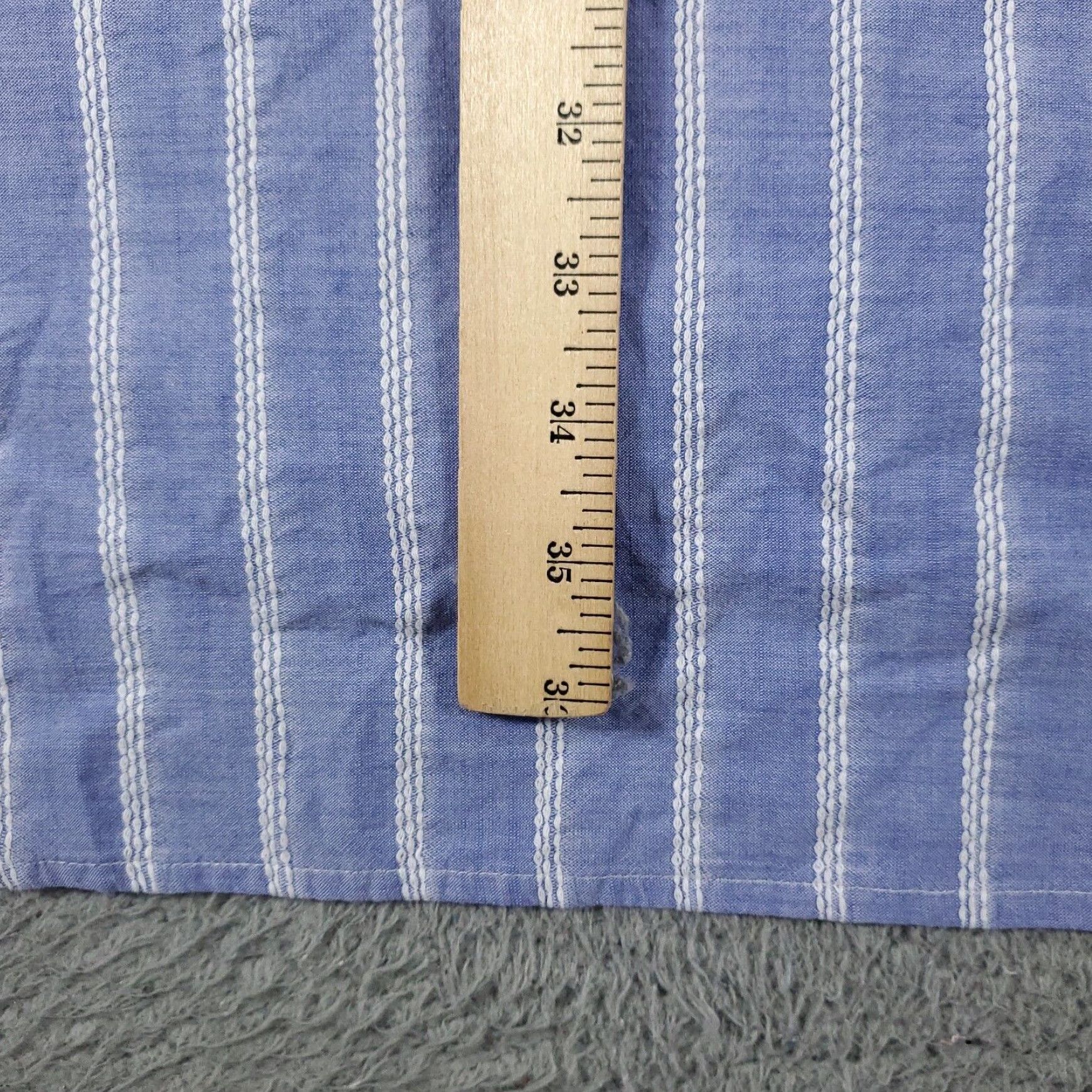 Tommy Hilfiger Tommy Hilfiger Women's Long Sleeve Shirt Dress Blue Striped Plus Size 20W Cotton Size 3XL / US 20-22 - 4 Thumbnail