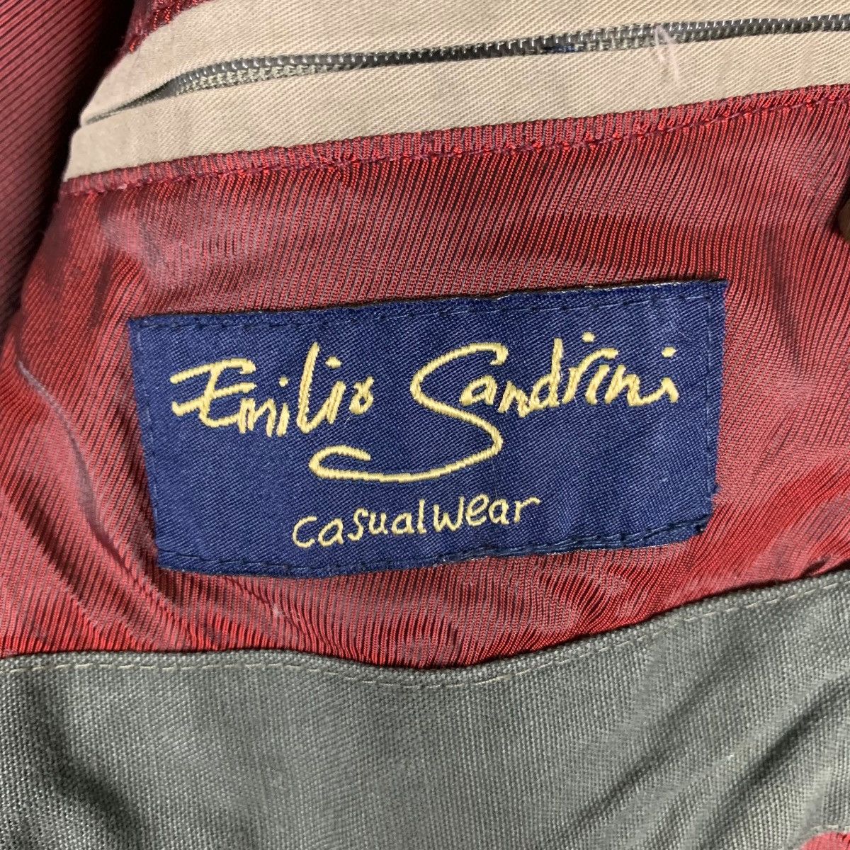 Vintage EMILIO SANDRINI Casual Wear Jacket #1352-C61 Size US M / EU 48-50 / 2 - 16 Thumbnail