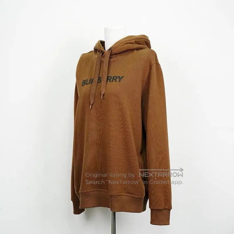 Burberry Burberry Brown Cotton Logo Hoodie for Men. Size US M / EU 48-50 / 2 - 1 Thumbnail