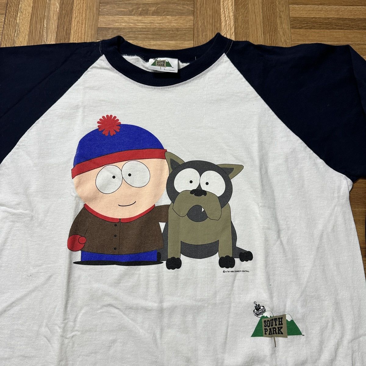 Vintage Vintage South Park Stan & Sparky raglan long sleeve tee Size US L / EU 52-54 / 3 - 3 Thumbnail
