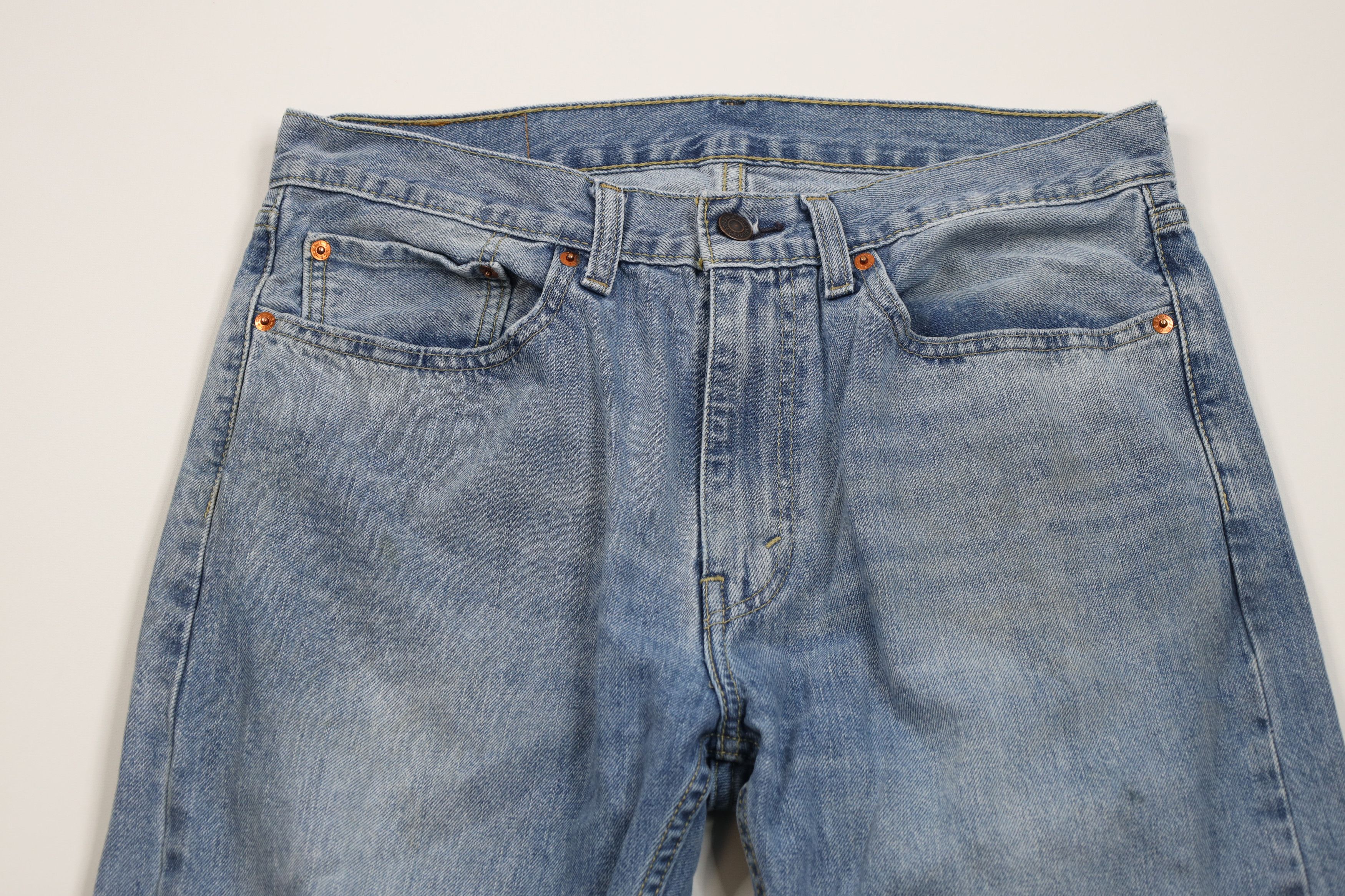 Levi's × Vintage Vintage Y2K Levis 505 Regular Straight Leg Denim Jeans Size US 34 / EU 50 - 2 Thumbnail