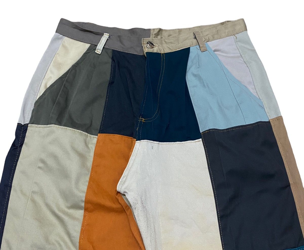 If Six Was Nine × Japanese Brand × Le Grande Bleu (L.G.B.) Rare Design Vintage Japanese Brand Patchwork Pants 2000s Size US 32 / EU 48 - 3 Thumbnail