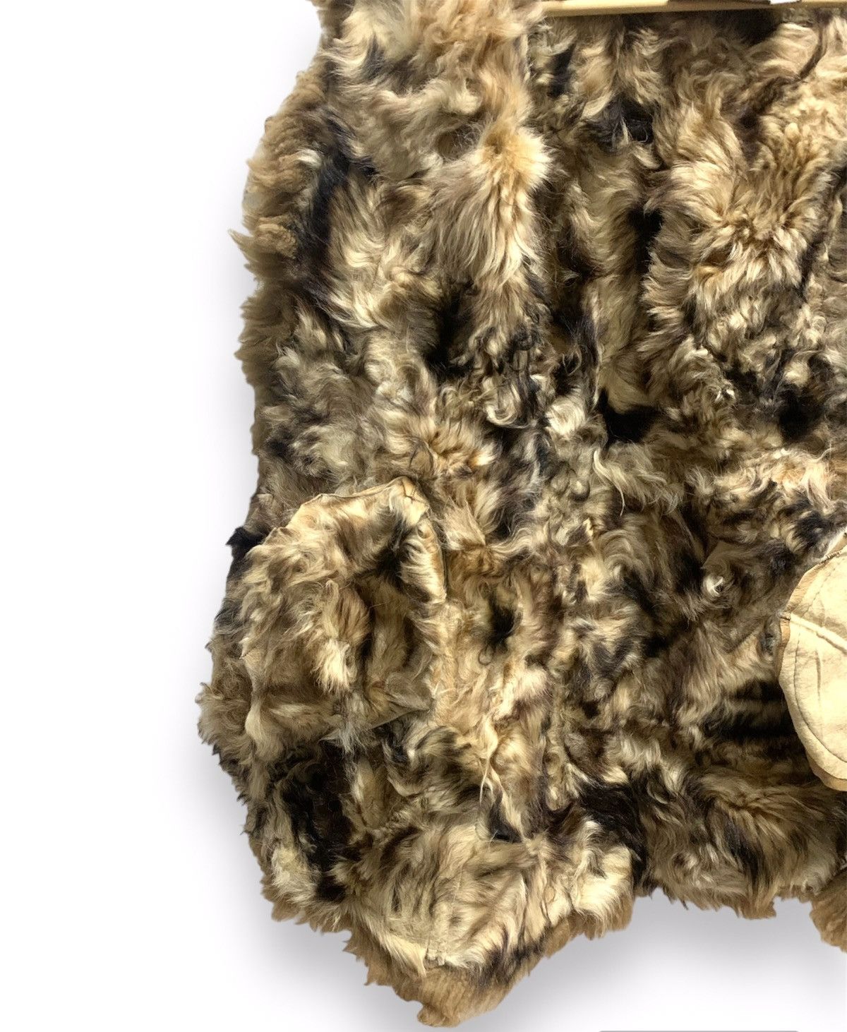 If Six Was Nine Vintage Patchwork Shearling Sheepskin Coat Size M / US 6-8 / IT 42-44 - 14 Thumbnail