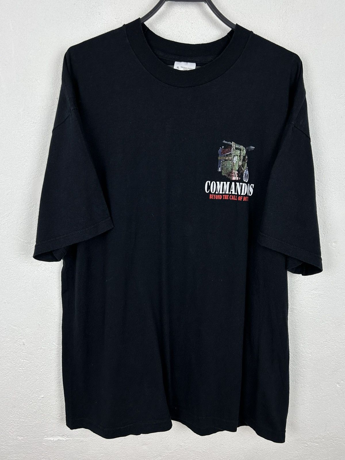 Vintage Commandos Beyond The Call Of Duty 1999 Game Promo T-Shirt Size US XL / EU 56 / 4 - 3 Thumbnail