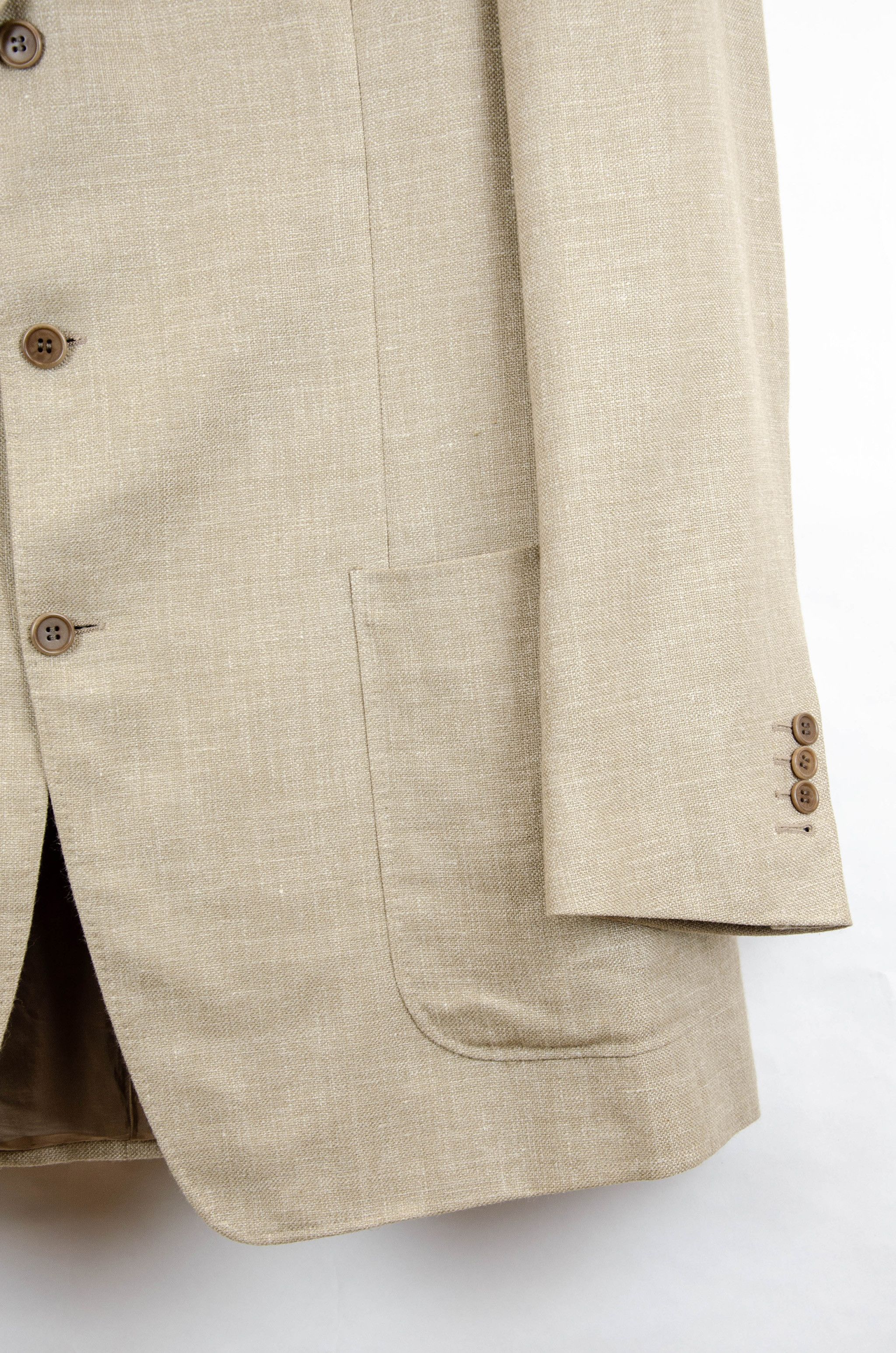Canali Canali Silk Linen Wool Blazer – Size 54L Size 44R - 3 Thumbnail