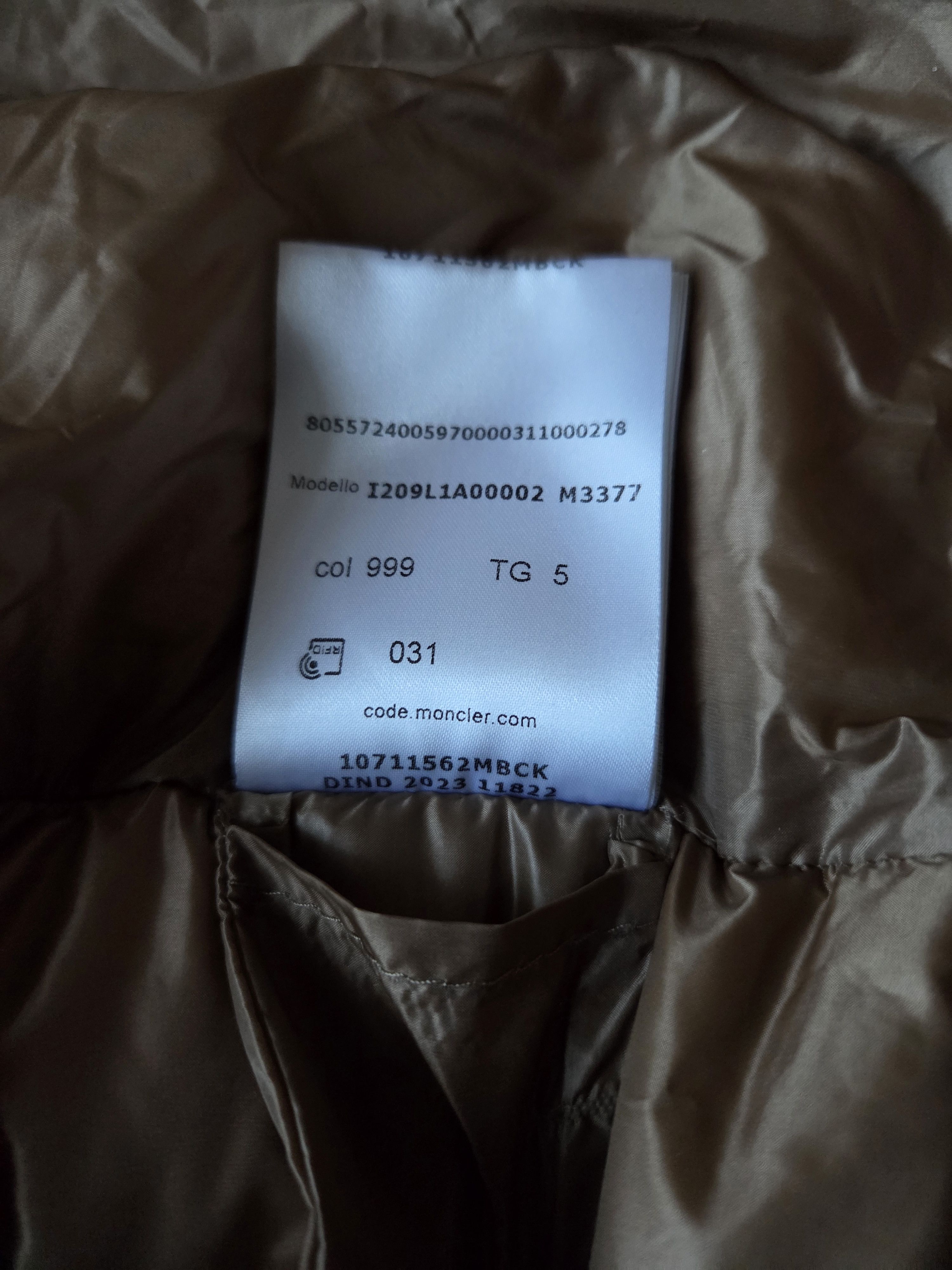 Moncler Genius × Palm Angels Moncler Genius × Palm Angels black Puffer Jacke Size US XXL / EU 58 / 5 - 9 Thumbnail