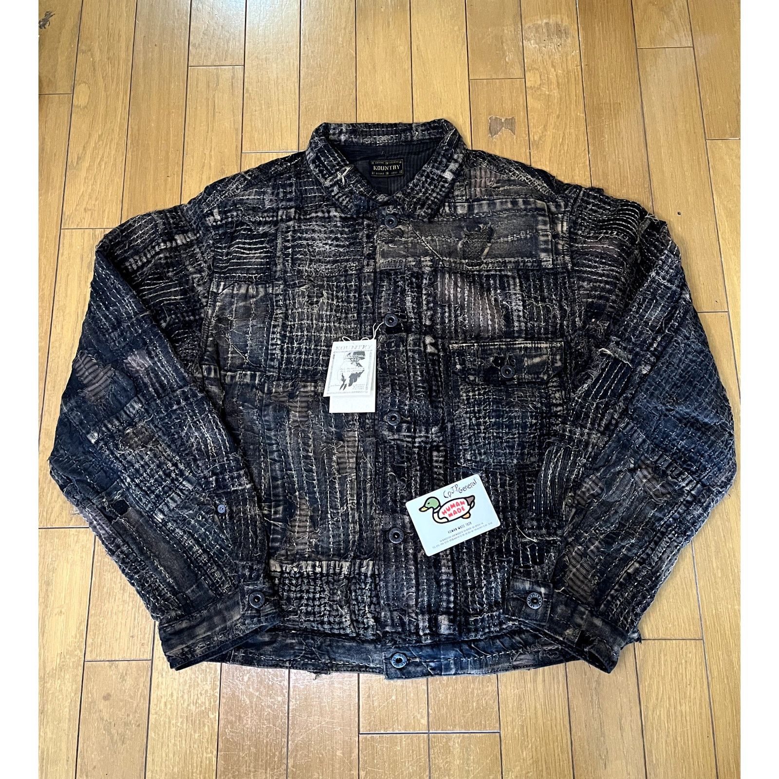 Kapital Kapital Teacore Black Boro Spring 1st Jacket | Grailed