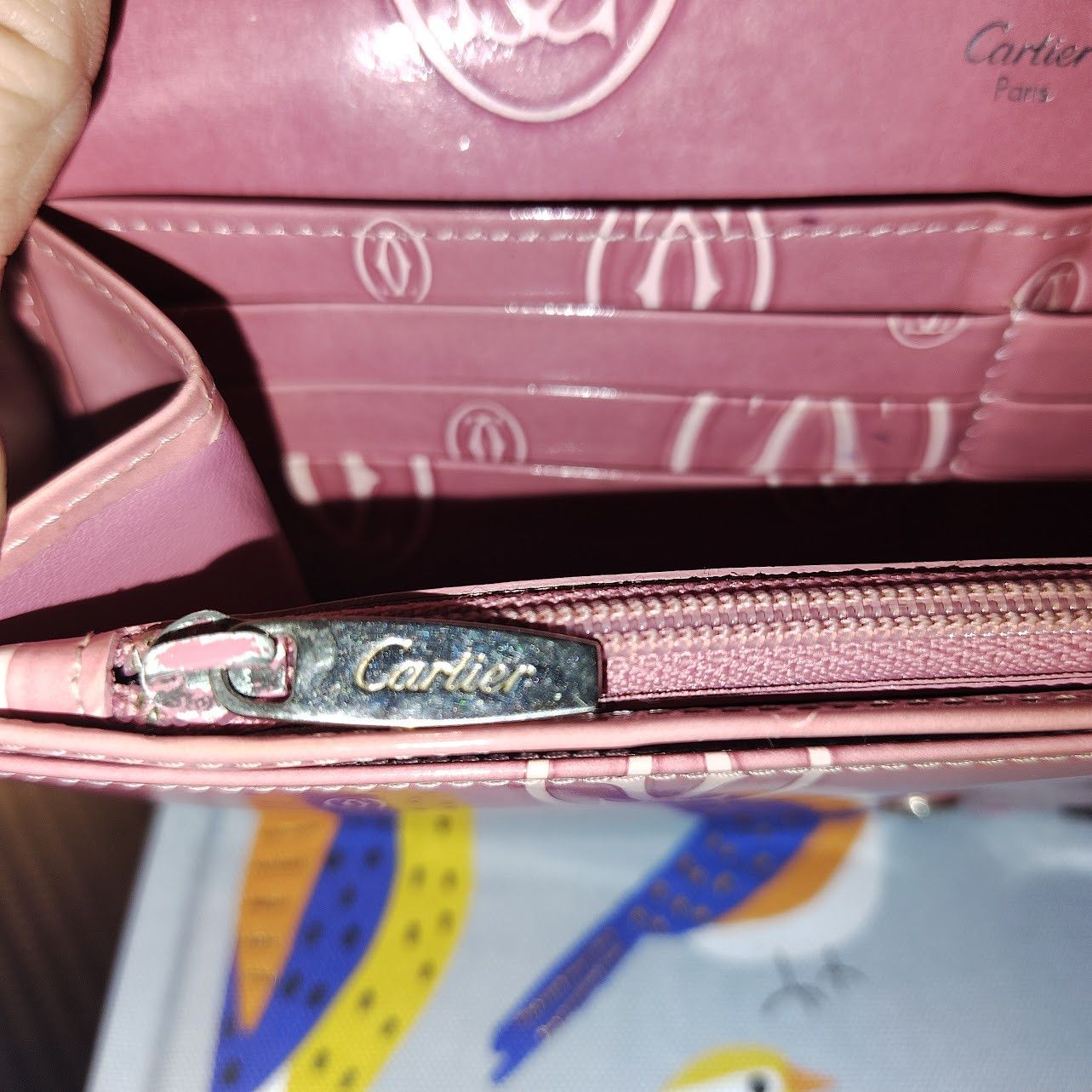 Cartier Cartier Happy Birthday long wallet in pink patent leather Size ONE SIZE - 7 Thumbnail