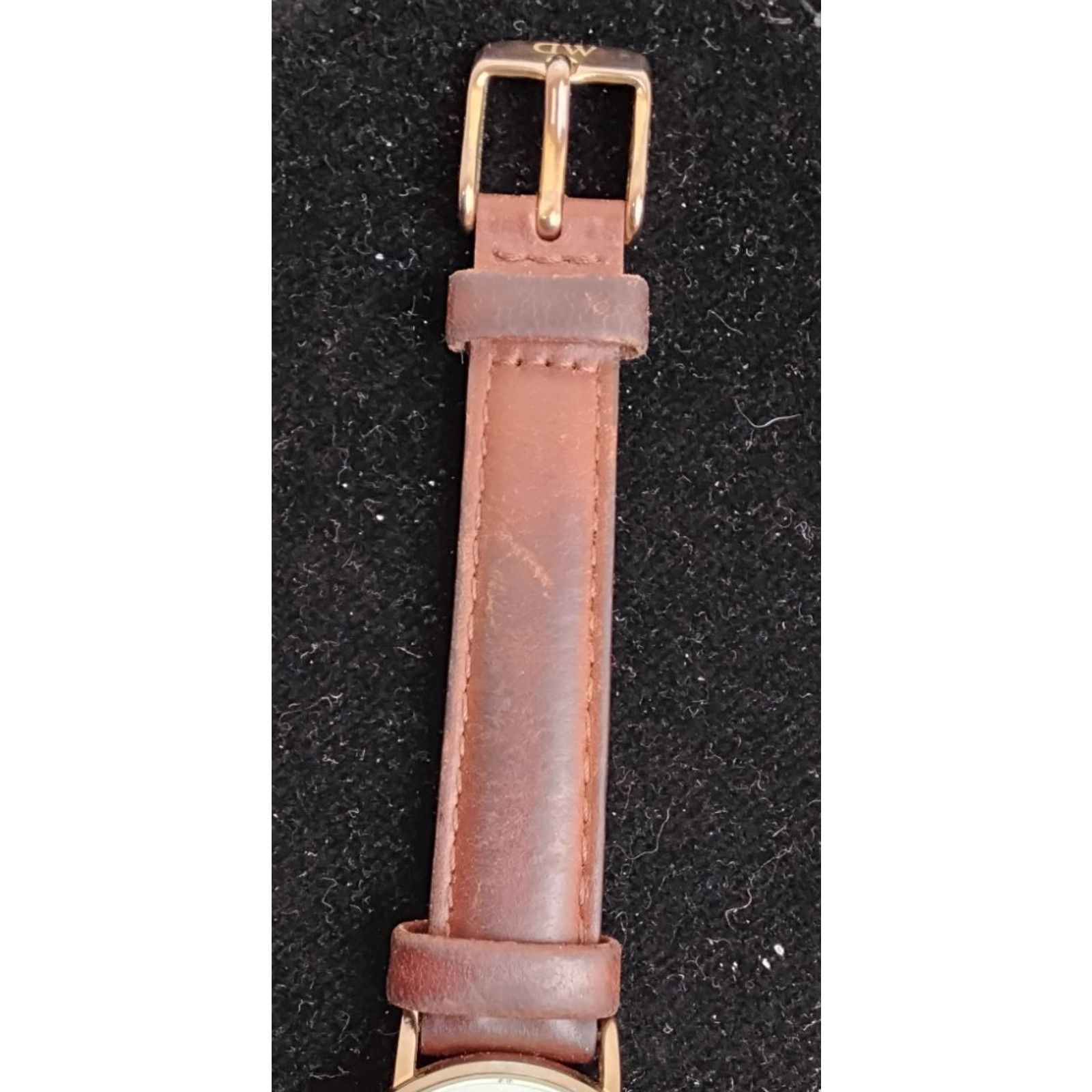 Daniel Wellington Daniel Wellington Ladies Watch Brown Leather Band Rhinestone Size ONE SIZE - 4 Thumbnail