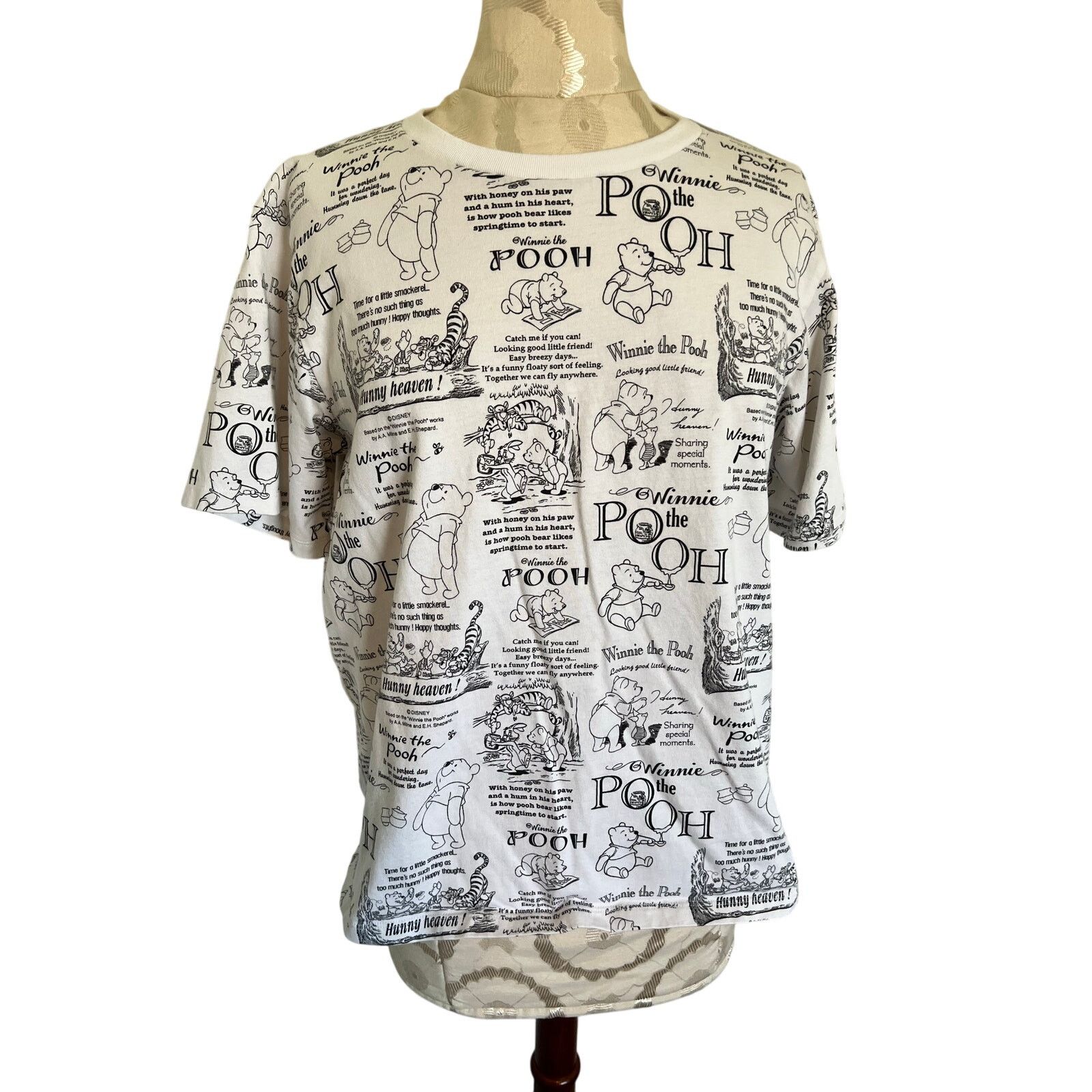 Uniqlo Uniqlo Winnie The Pooh Literature Short Sleeve T-Shirt Large Size L / US 10 / IT 46 - 1 Thumbnail