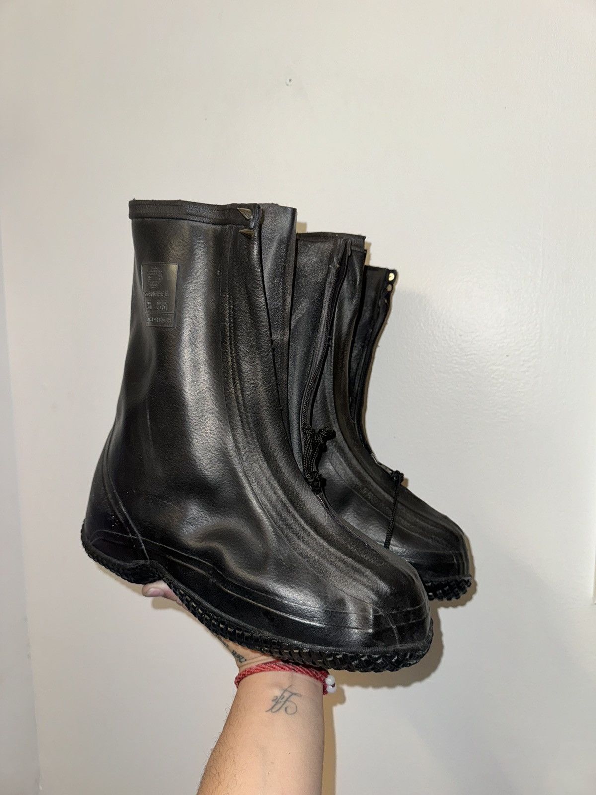 Vintage Vintage 1980s Spike WaterProof Dune Boots Size US 12 / EU 45 - 1 Thumbnail