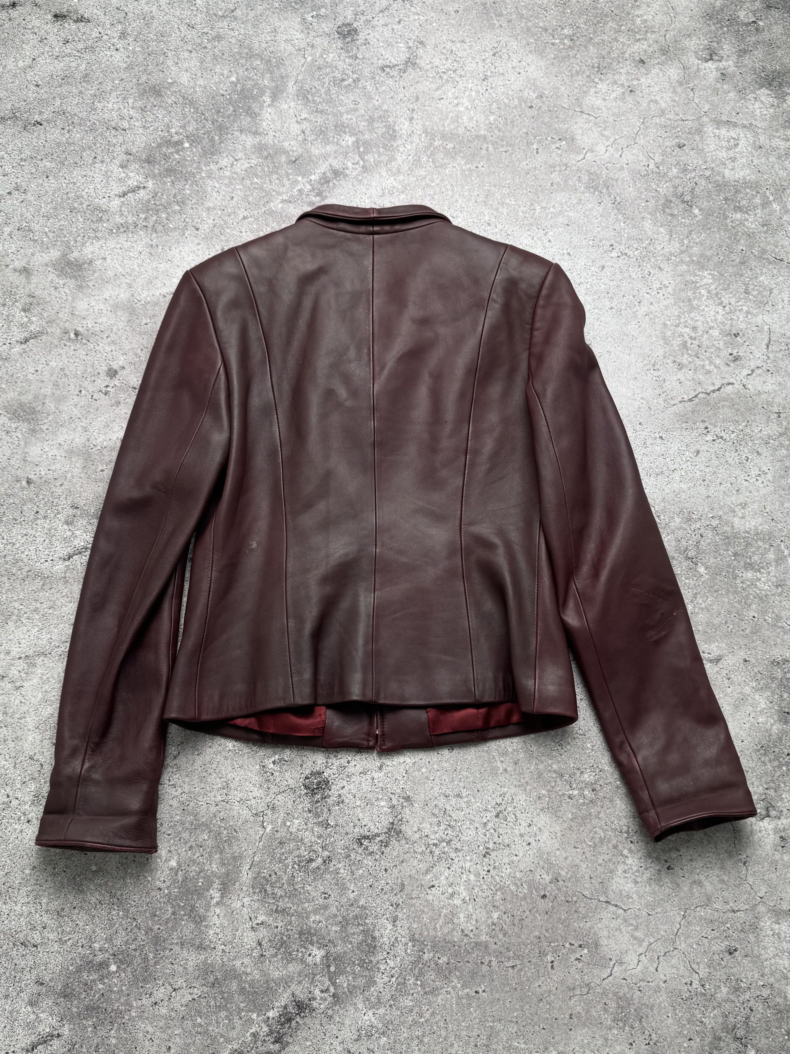 Vintage Vintage Leather Cropped Jacket C5(V404) Size M / US 6-8 / IT 42-44 - 11 Thumbnail