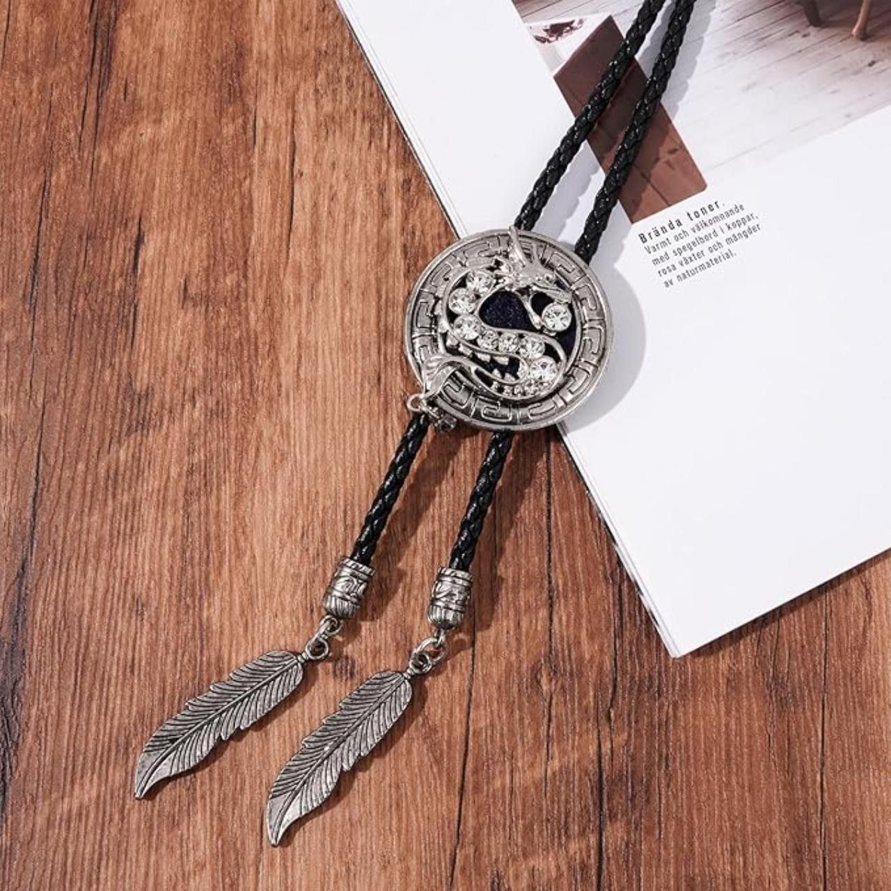 Other Crystal Dragon Bolo Tie Size ONE SIZE - 3 Thumbnail