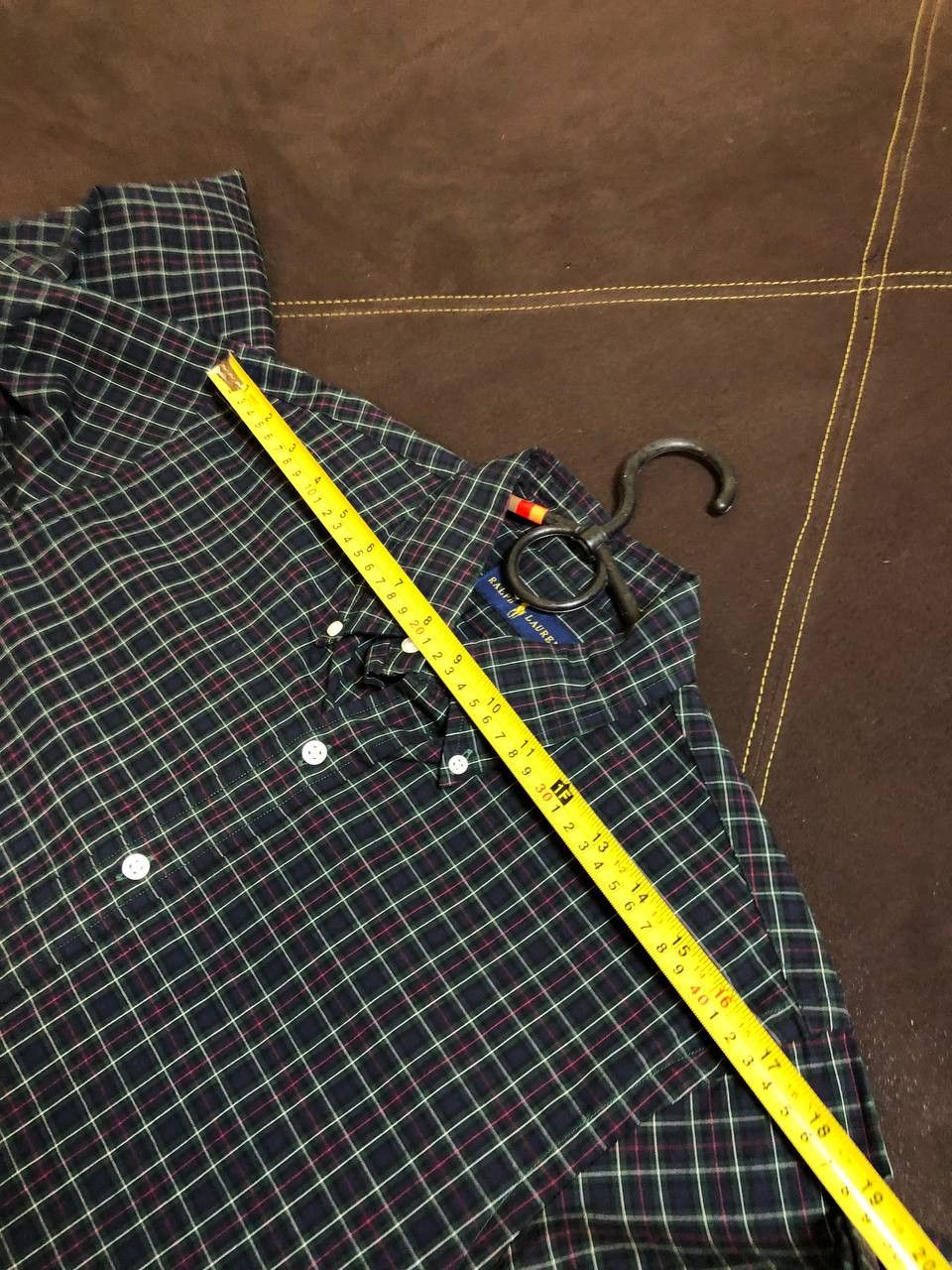 Polo Ralph Lauren Polo Ralph Lauren Custom Fit Twill Checked Shirt Size US L / EU 52-54 / 3 - 11 Thumbnail