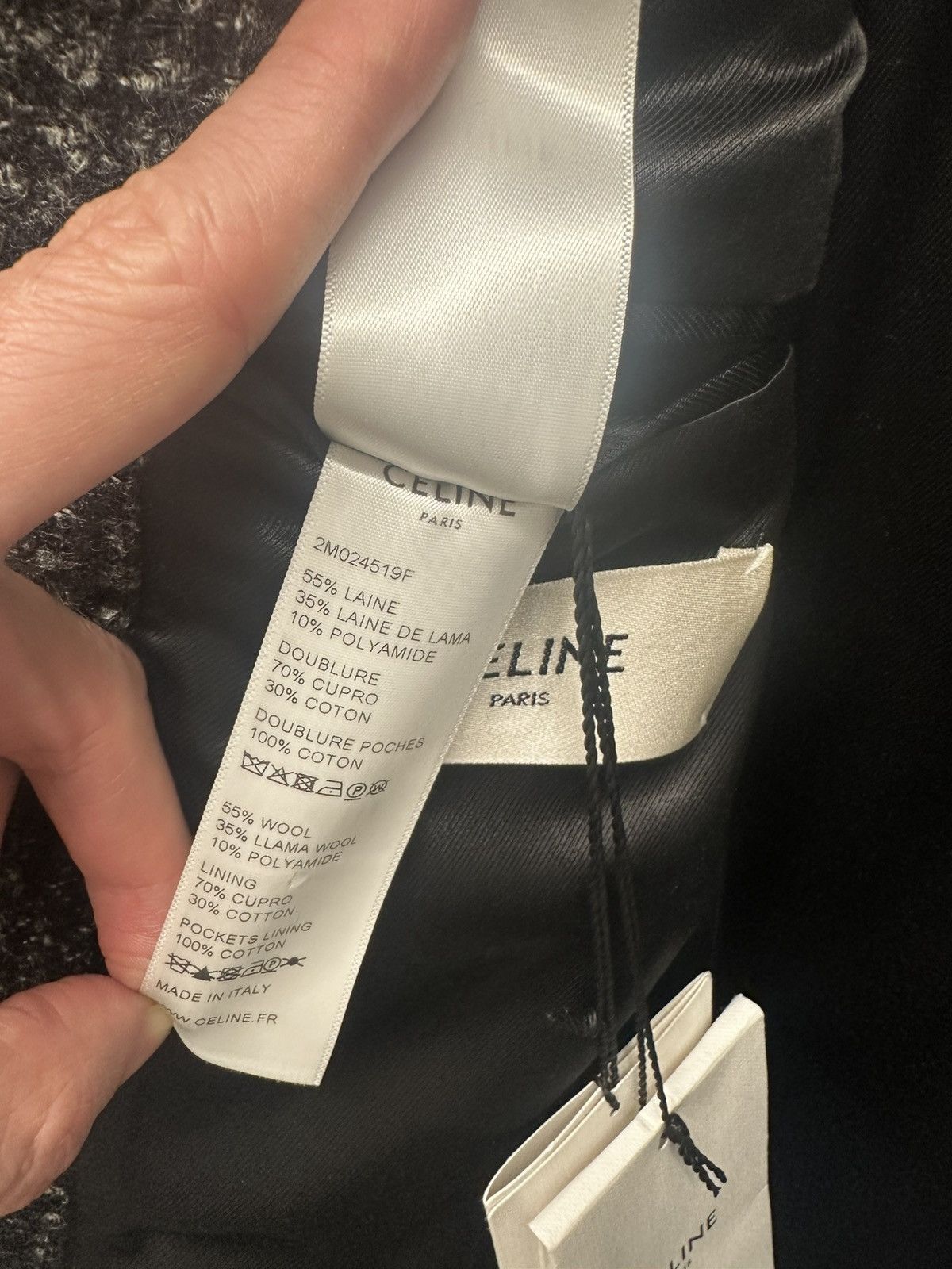 Celine 19AW Prince of Wales Double Breasted Wool Coat Size US S / EU 44-46 / 1 - 6 Thumbnail