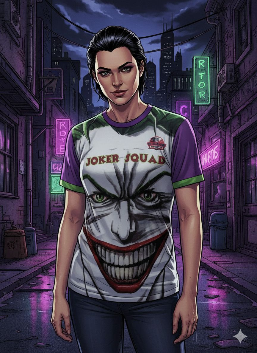 DC Comics Rare The Joker shirt Size US M / EU 48-50 / 2 - 1 Thumbnail
