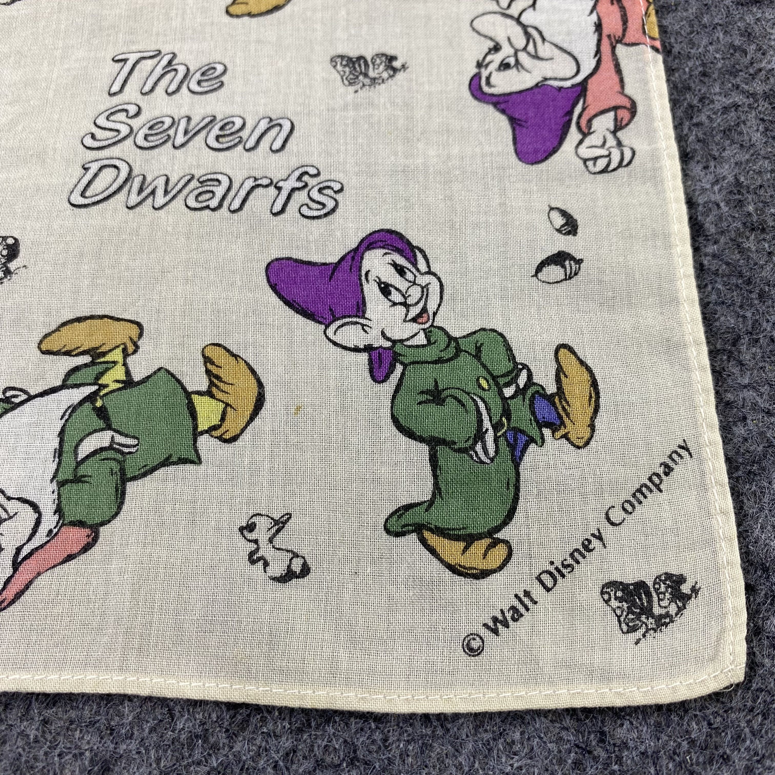 Anime × Disney The seven dwarfs Handkerchief / Bandana / Neckerchief-B1456 Size ONE SIZE - 5 Thumbnail