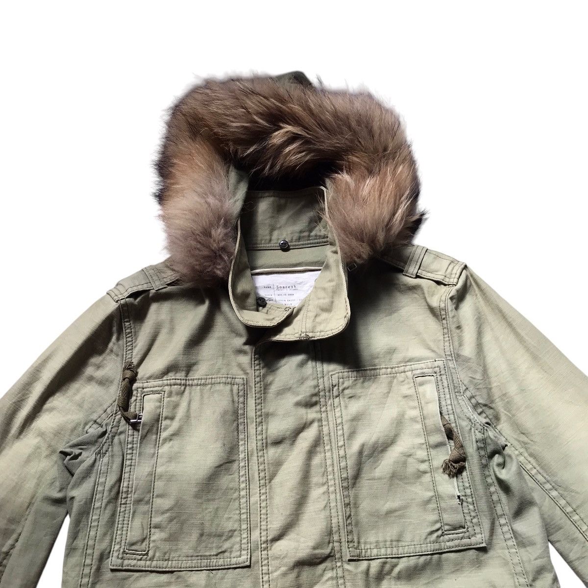 Le Grande Bleu (L.G.B.) If Six Was Nine LGB Tactical Style SOAREAK Faux Fur Jacket Size US S / EU 44-46 / 1 - 7 Thumbnail