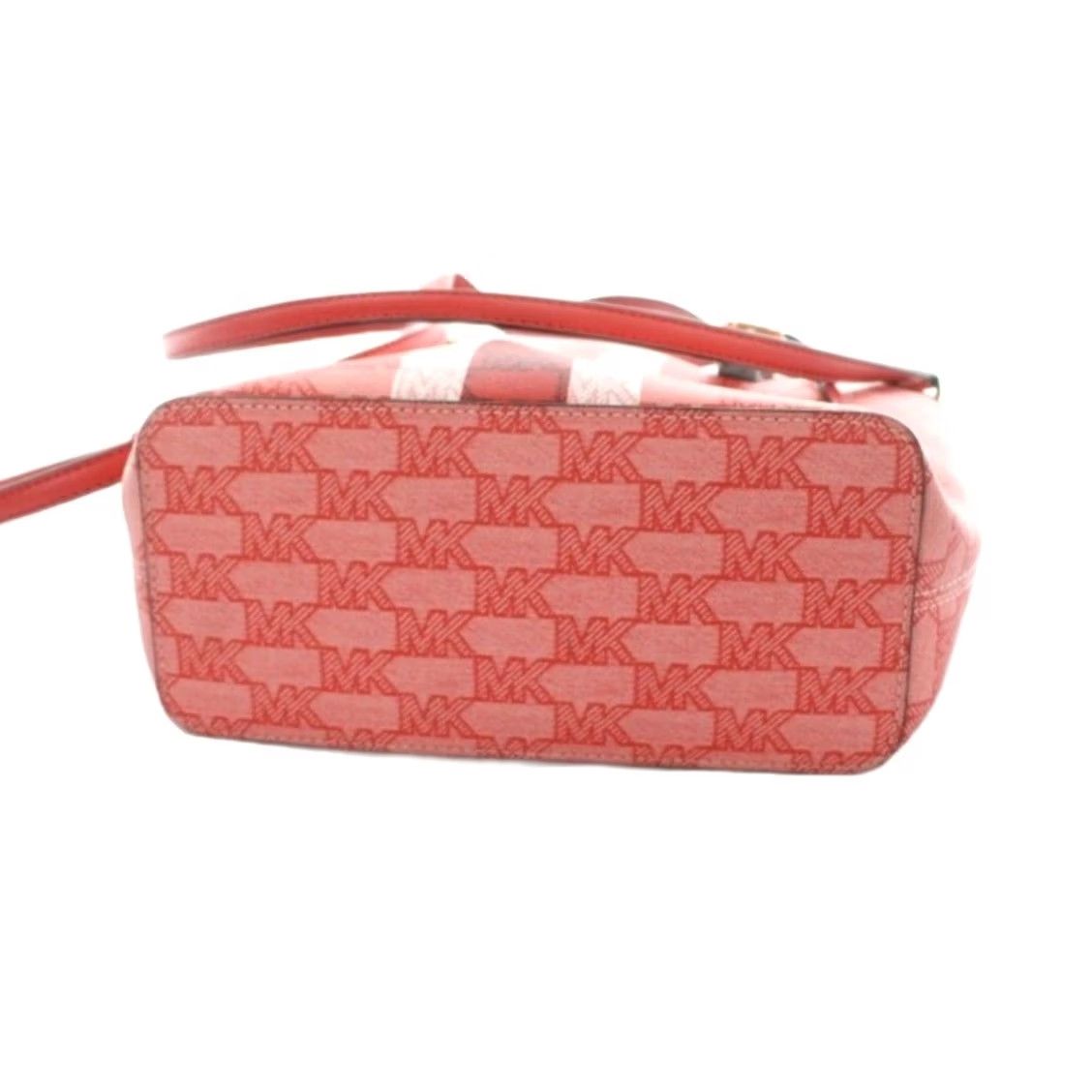 Michael Kors Michael Kors Shoulder Bag Red Logo Tote PVC Leather Women Size ONE SIZE - 5 Thumbnail