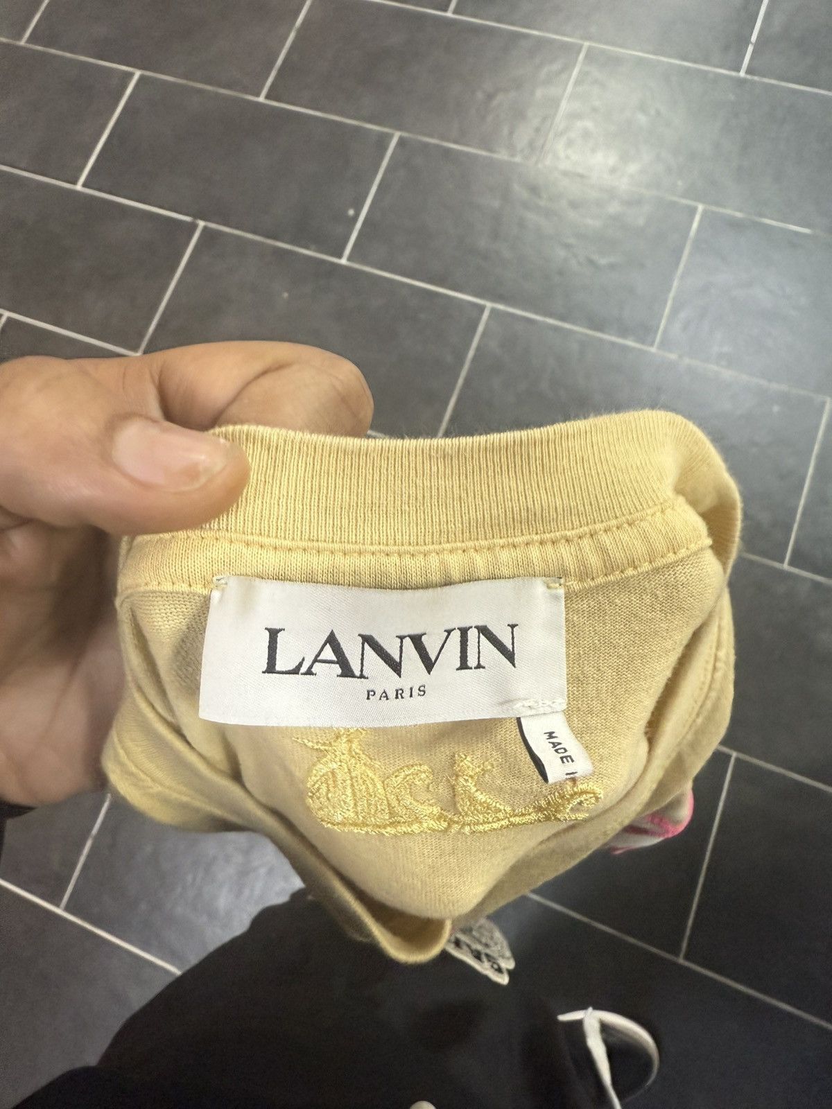 Lanvin Lanvin paris 1889 t shirt Size US S / EU 44-46 / 1 - 6 Thumbnail