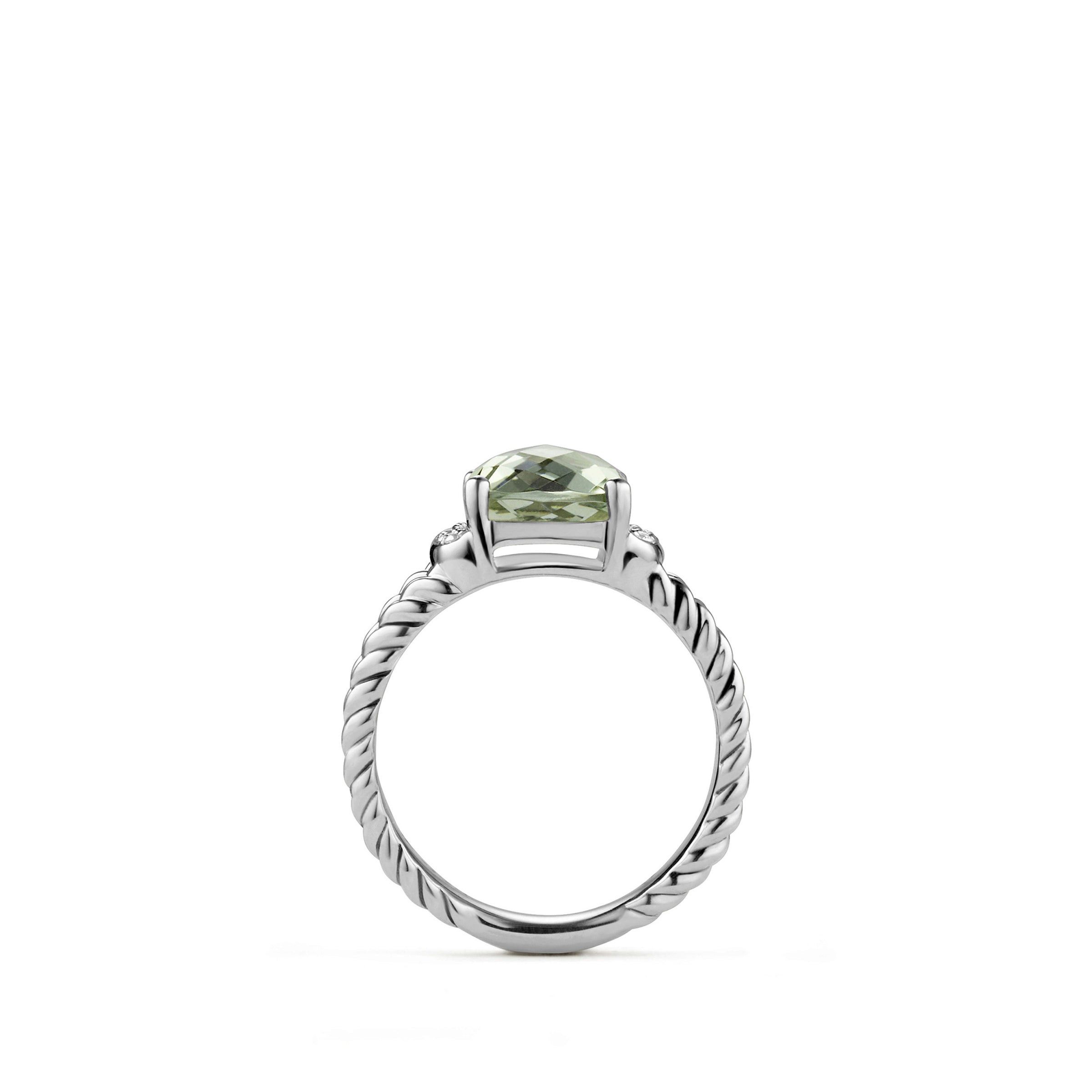David Yurman o1w1db10526 R11028D Size:9/Petite Ring in Silver Size ONE SIZE - 3 Thumbnail