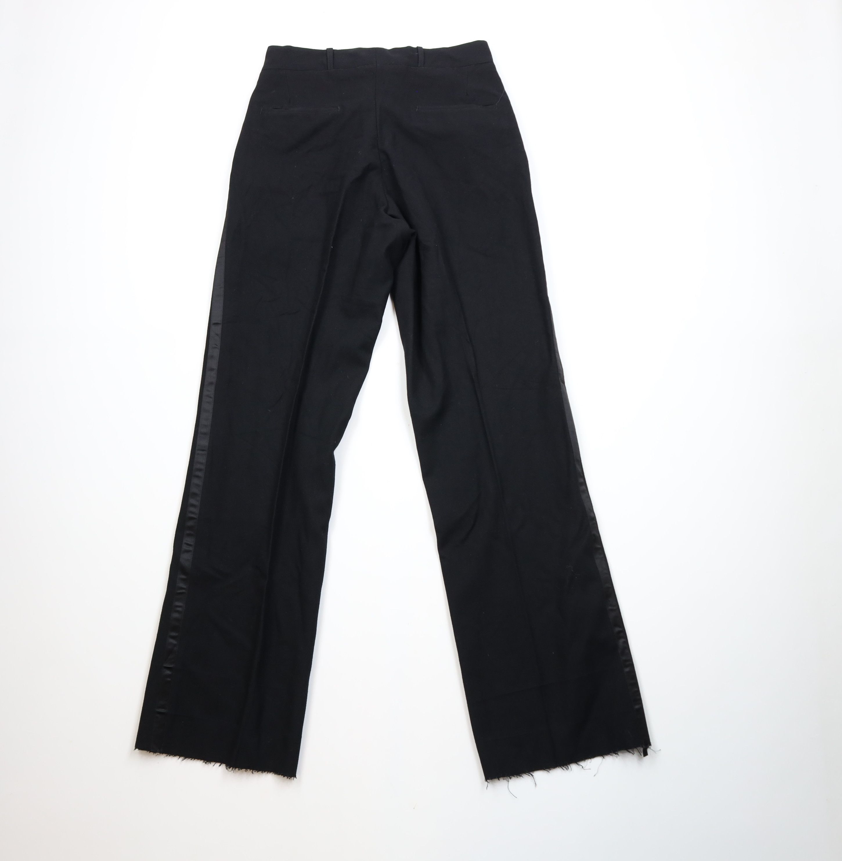 Vintage Vintage 20s Rockabilly Satin Striped Wool Bell Bottoms Pants Size US 30 / EU 46 - 10 Thumbnail