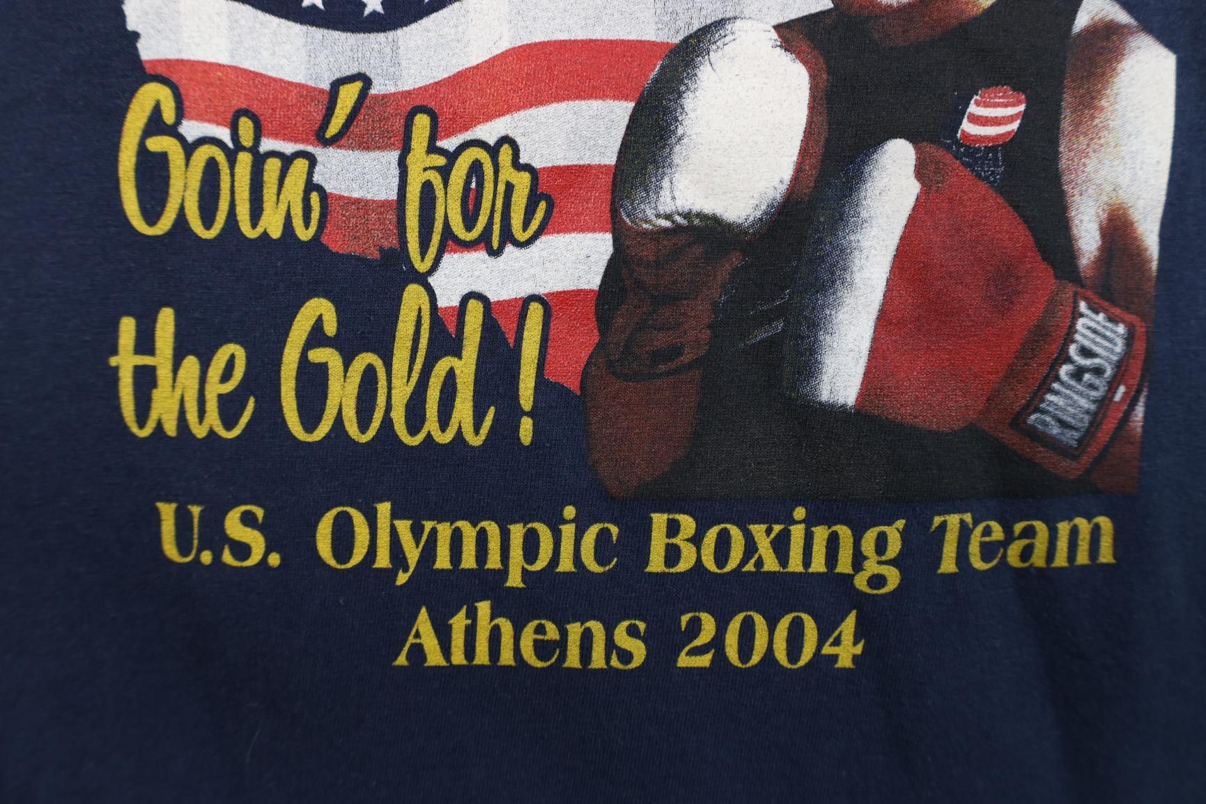 Vintage Vintage Y2K 2004 Athens Olympics Devin Toledo Ohio T-Shirt Size US XL / EU 56 / 4 - 5 Thumbnail