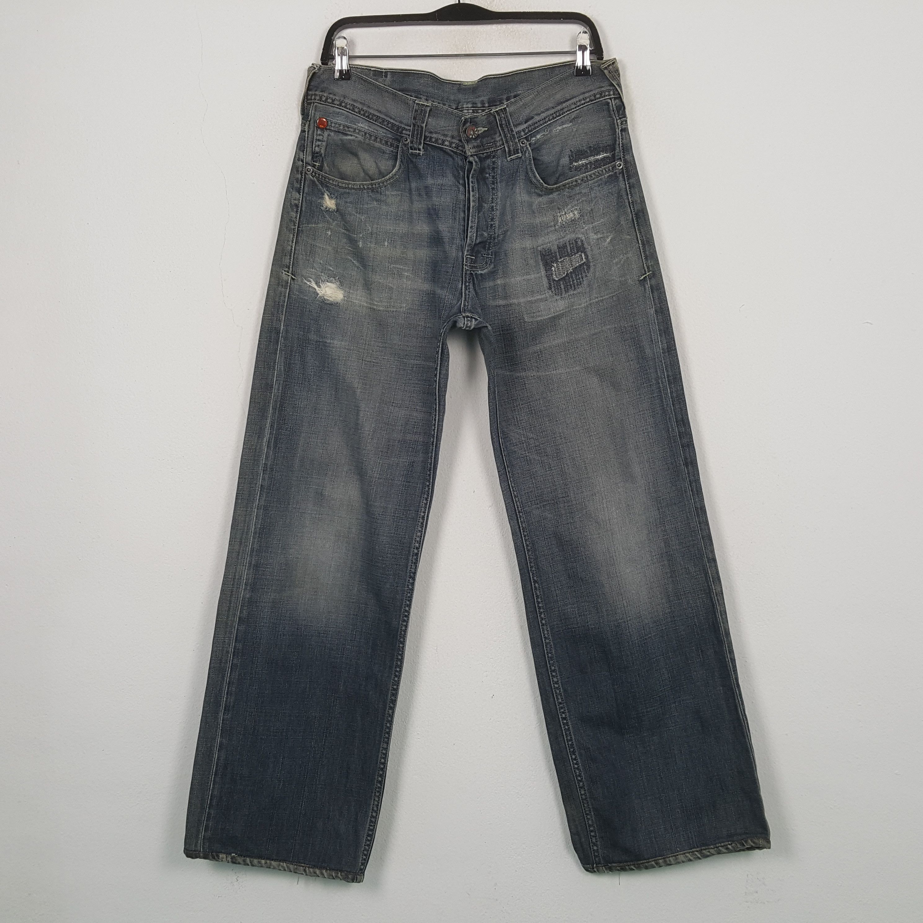 Evisu Evisu x Puma Japanese Brand Custom Daicock Jeans RR27 Size US 34 / EU 50 - 4 Thumbnail
