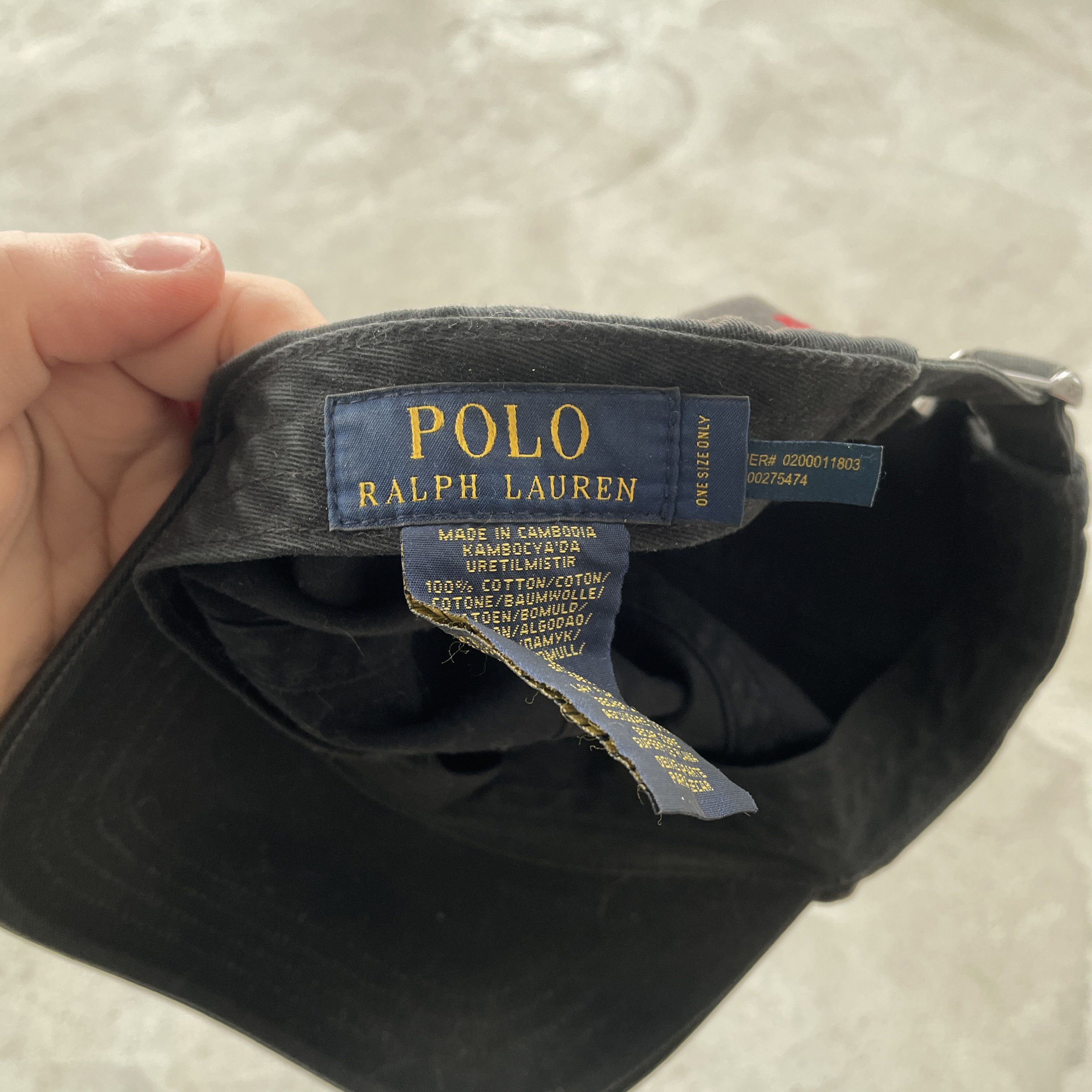 Polo Ralph Lauren Vintage Polo Ralph Lauren Faded Cap Size ONE SIZE - 5 Thumbnail
