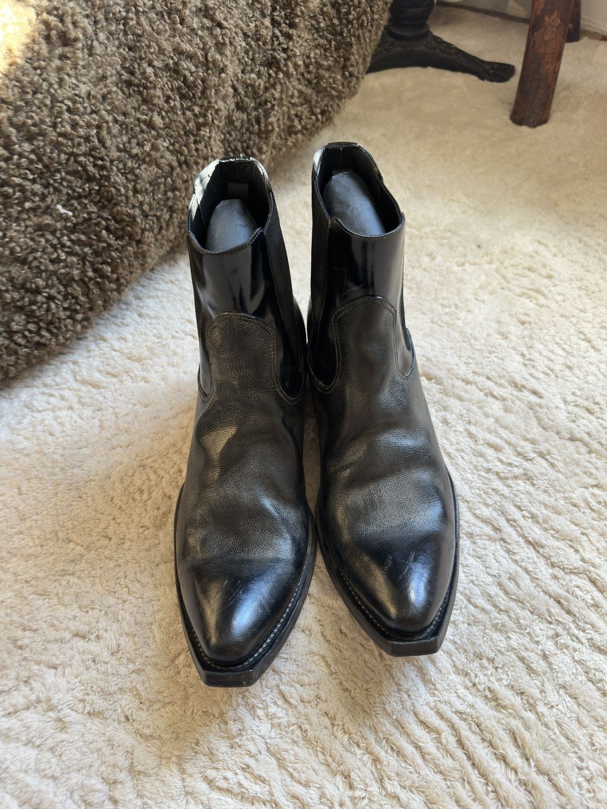 Prada Prada leather used boots Size US 11 / EU 44 - 11 Thumbnail