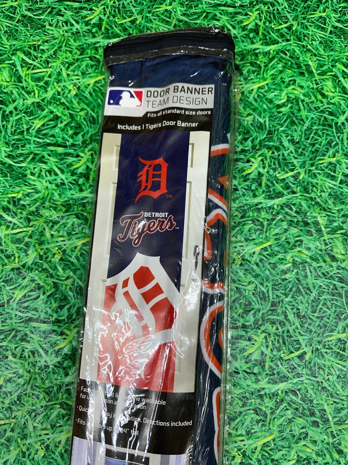 MLB Detroit Tigers Door Banner MLB Size ONE SIZE - 2 Thumbnail