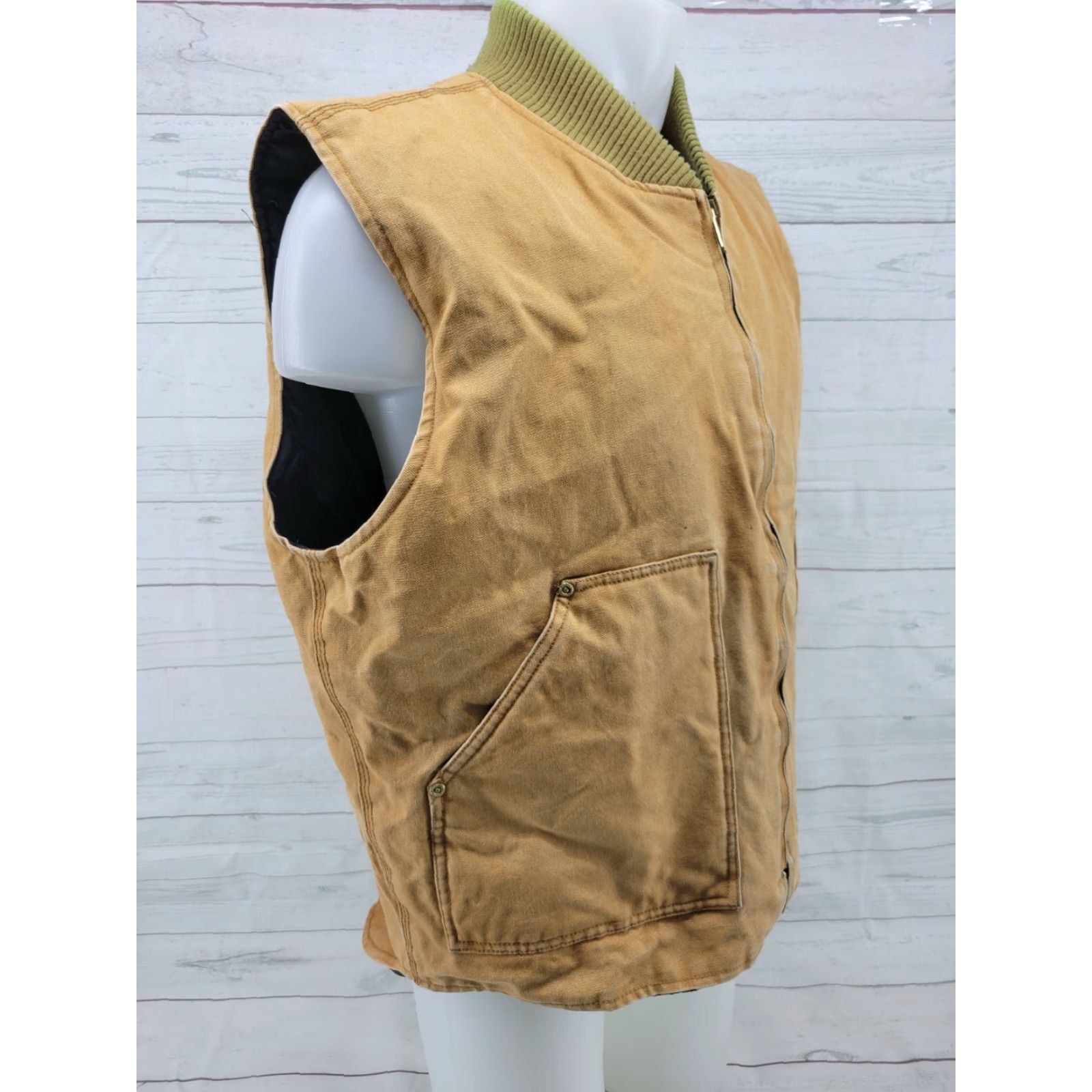 Walls VINTAGE Distressed Walls Blizzard Pruf Work Vest Coat Mens XL Regular Style Work Vest Coat Mens XL Regular Brown Canvas Coat Size US XL / EU 56 / 4 - 5 Thumbnail