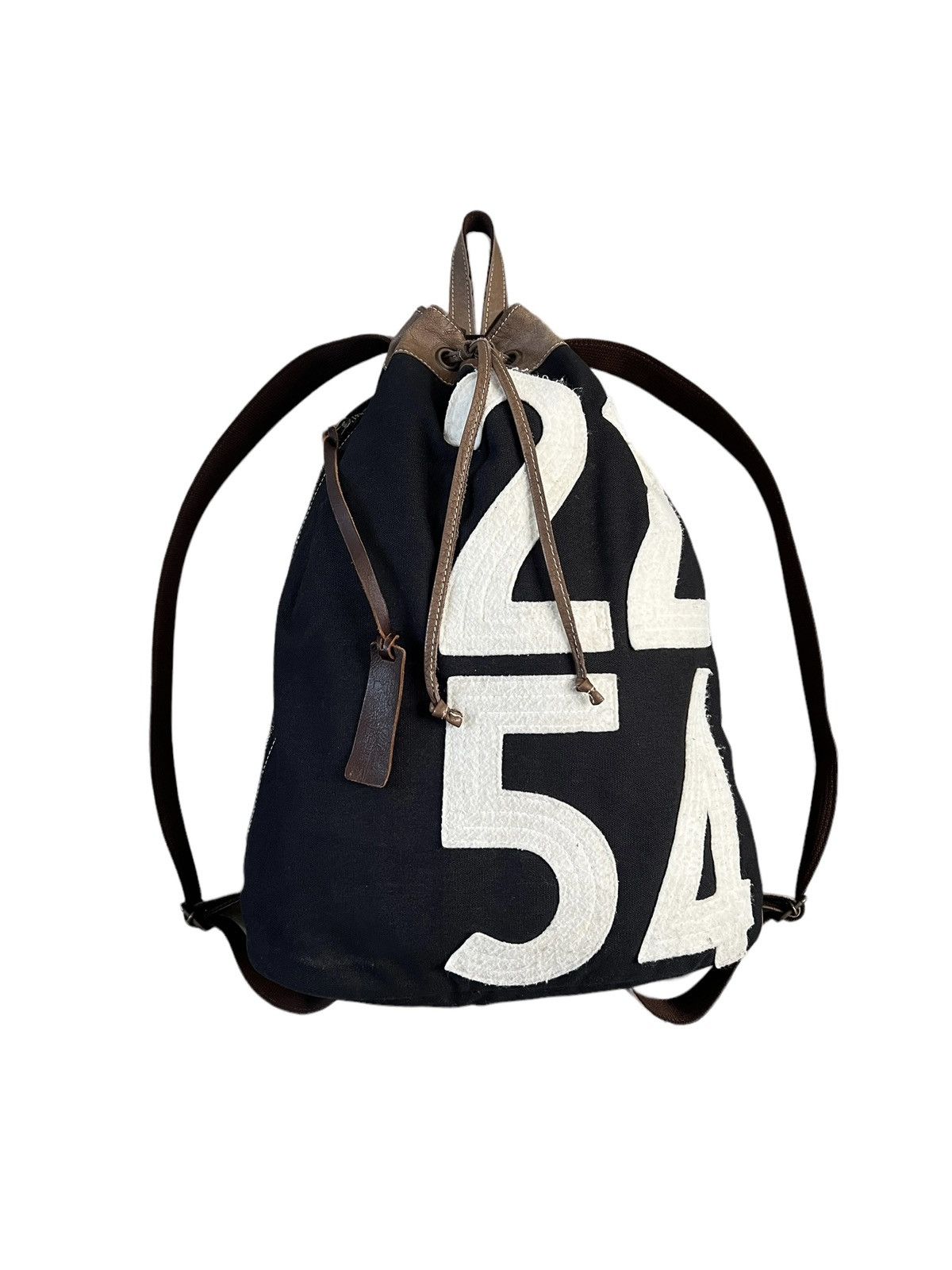 Japanese Brand Tideway 🇯🇵 x Steed Numericals Canvas Backpack Size ONE SIZE - 5 Thumbnail