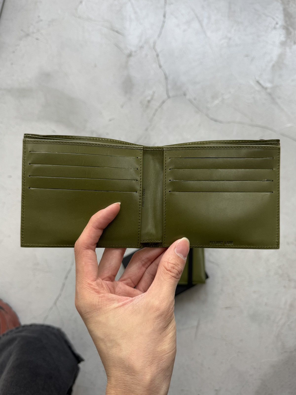 Helmut Lang ELASTIC BAND WALLET + CARD HOLDER Size ONE SIZE - 4 Thumbnail