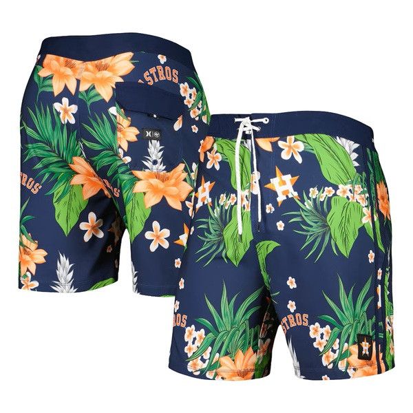 Hurley NWT Houston Astros Hurley x '47 Phantom Tailgate Swim Shorts Size US 30 / EU 46 - 2 Thumbnail