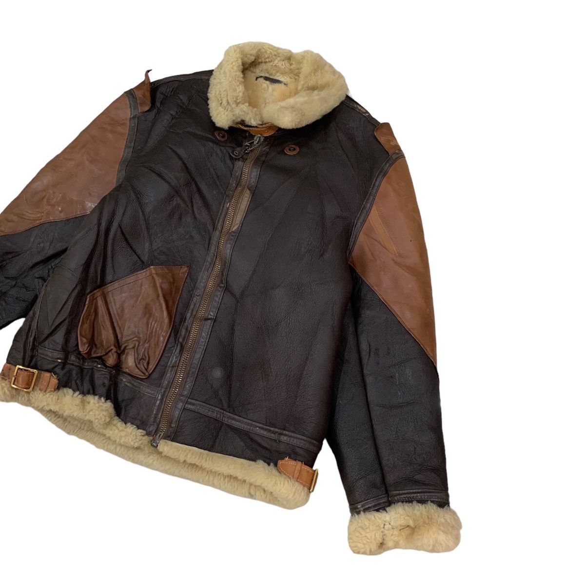 Willis & Geiger 🔥Willis & Geiger Type B3 Shearling Sheepskin Leather Jacket Size US M / EU 48-50 / 2 - 4 Thumbnail