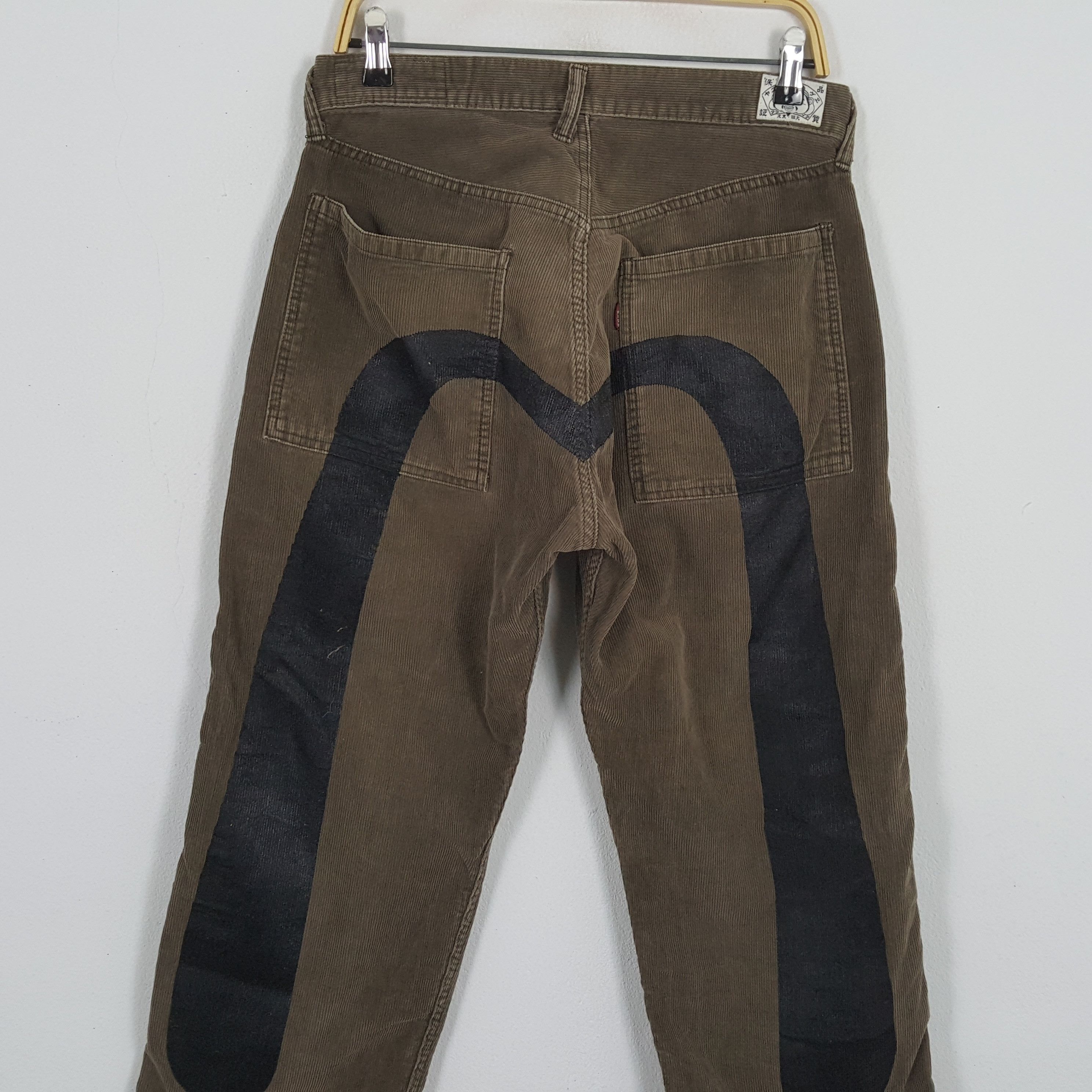 Evisu × Japanese Brand × Vintage Vintage EVISU Japanese Brand Daicock Custom Velvet Pants Size US 30 / EU 46 - 2 Thumbnail