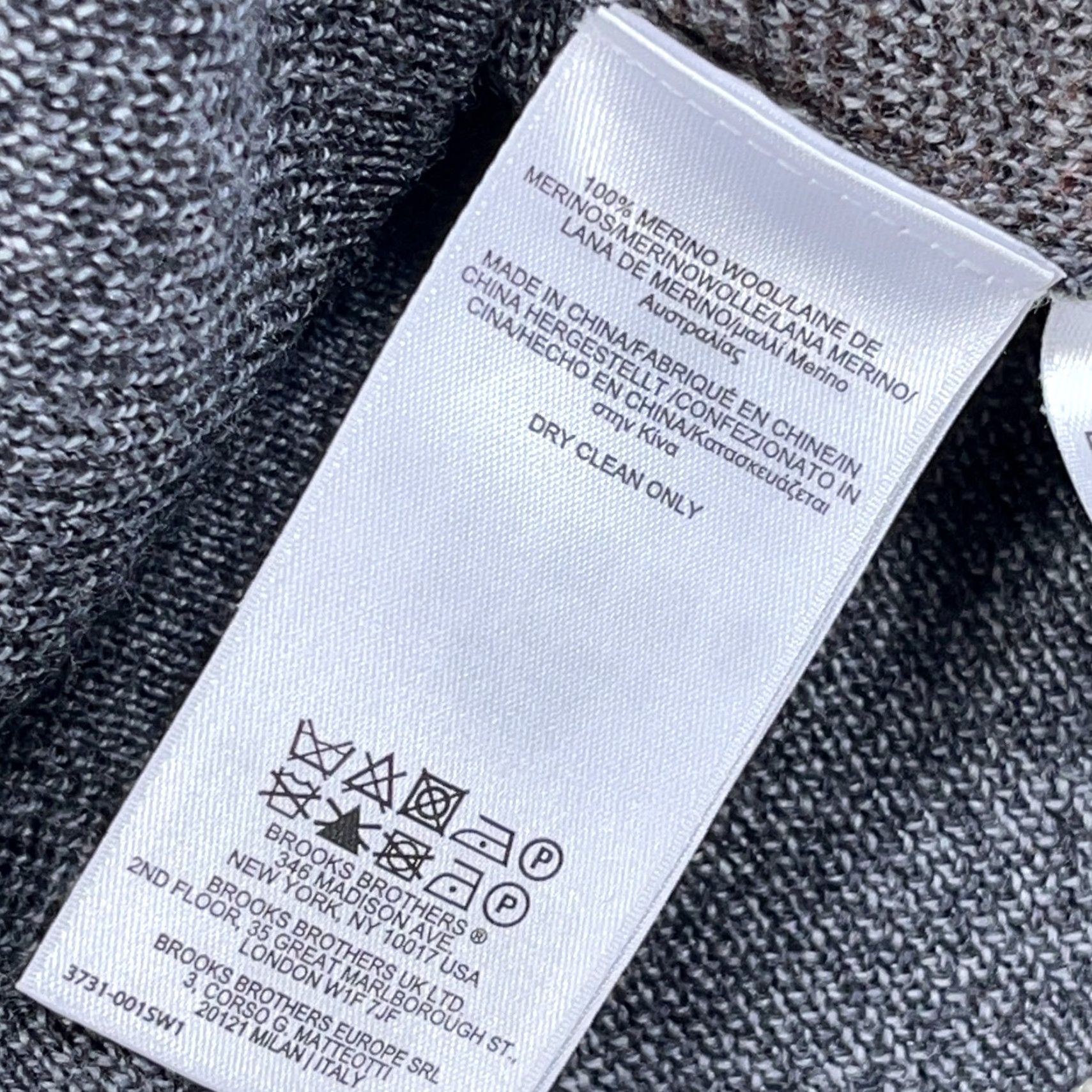 Brooks Brothers Brooks Brothers Sweater Vest Men Large Gray Merino Wool V Neck Check Plaid Size US L / EU 52-54 / 3 - 6 Thumbnail